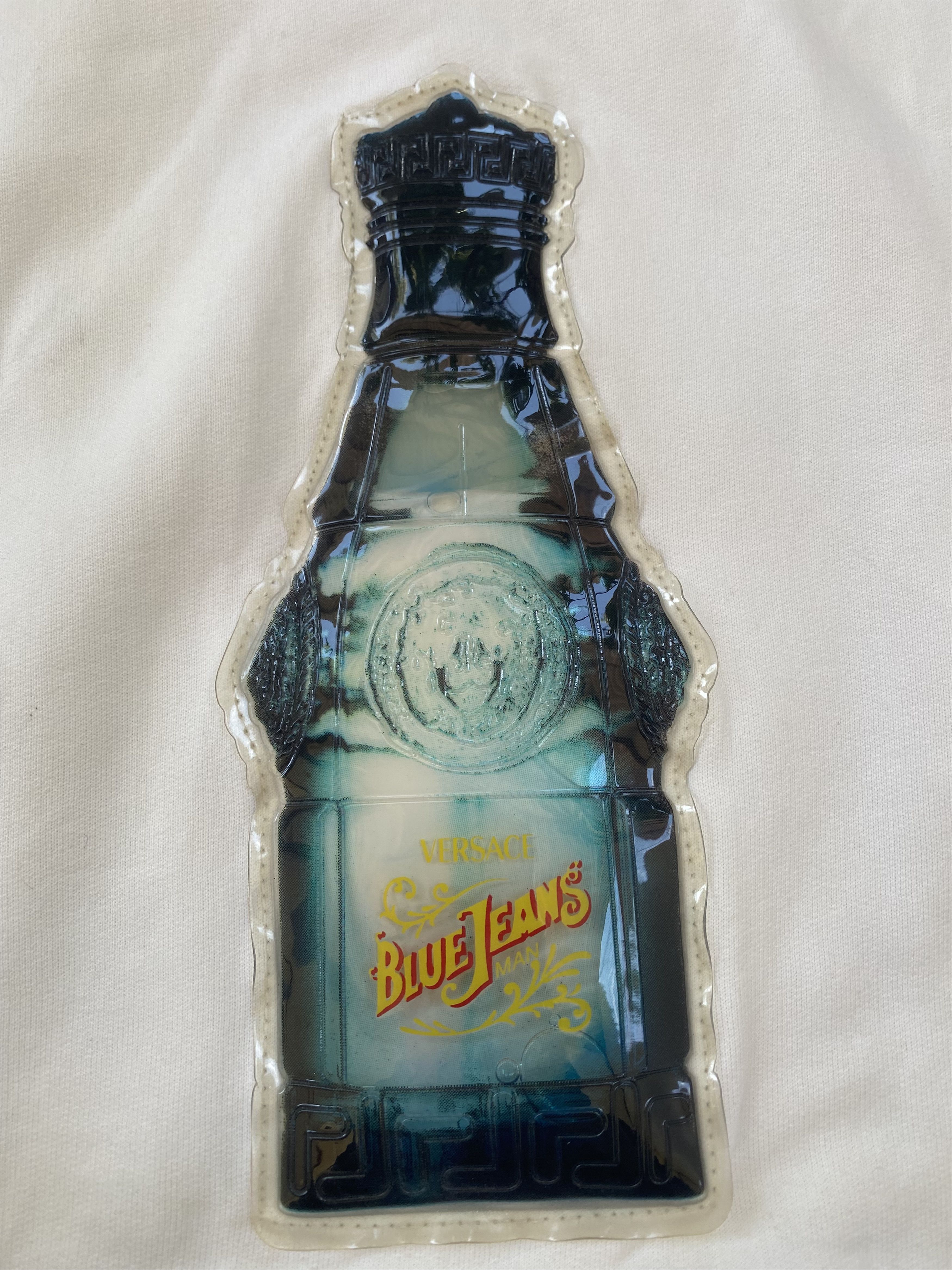 Versace × Versace Jeans Couture × Vintage Vintage Versace Jeans Couture Sweatshirt Bottle Blue Jeans Size US L / EU 52-54 / 3 - 3 Thumbnail