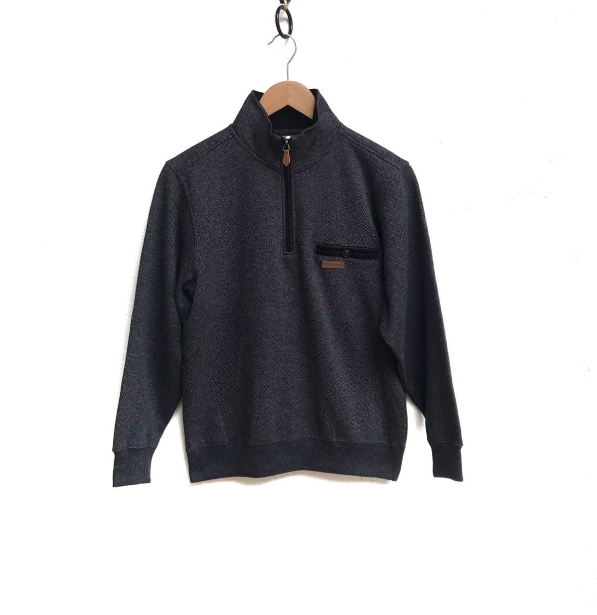 Valentino × Vintage 🔥Cloudio Valentino Zipper Neck Sweaters Size US S / EU 44-46 / 1 - 1 Thumbnail