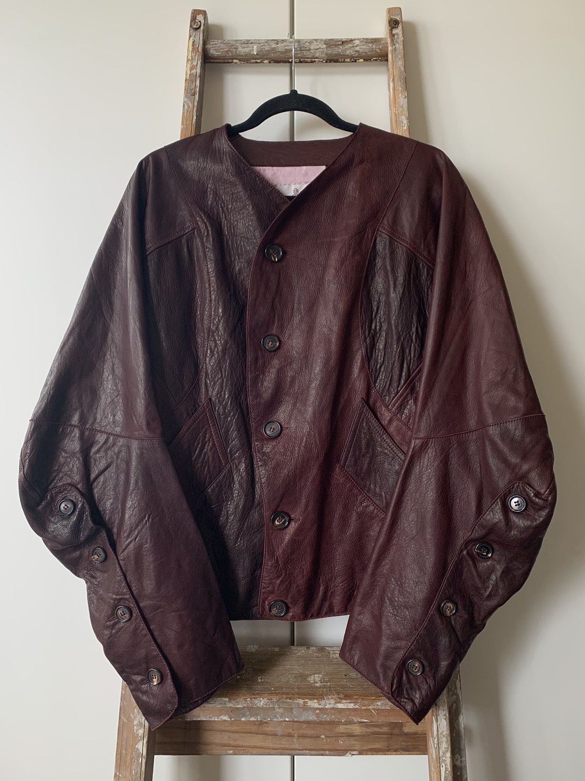 Vivienne Westwood VIVIENNE WESTWOOD POURPOINT SCARRED LEATHER JACKET Size US M / EU 48-50 / 2 - 1 Thumbnail
