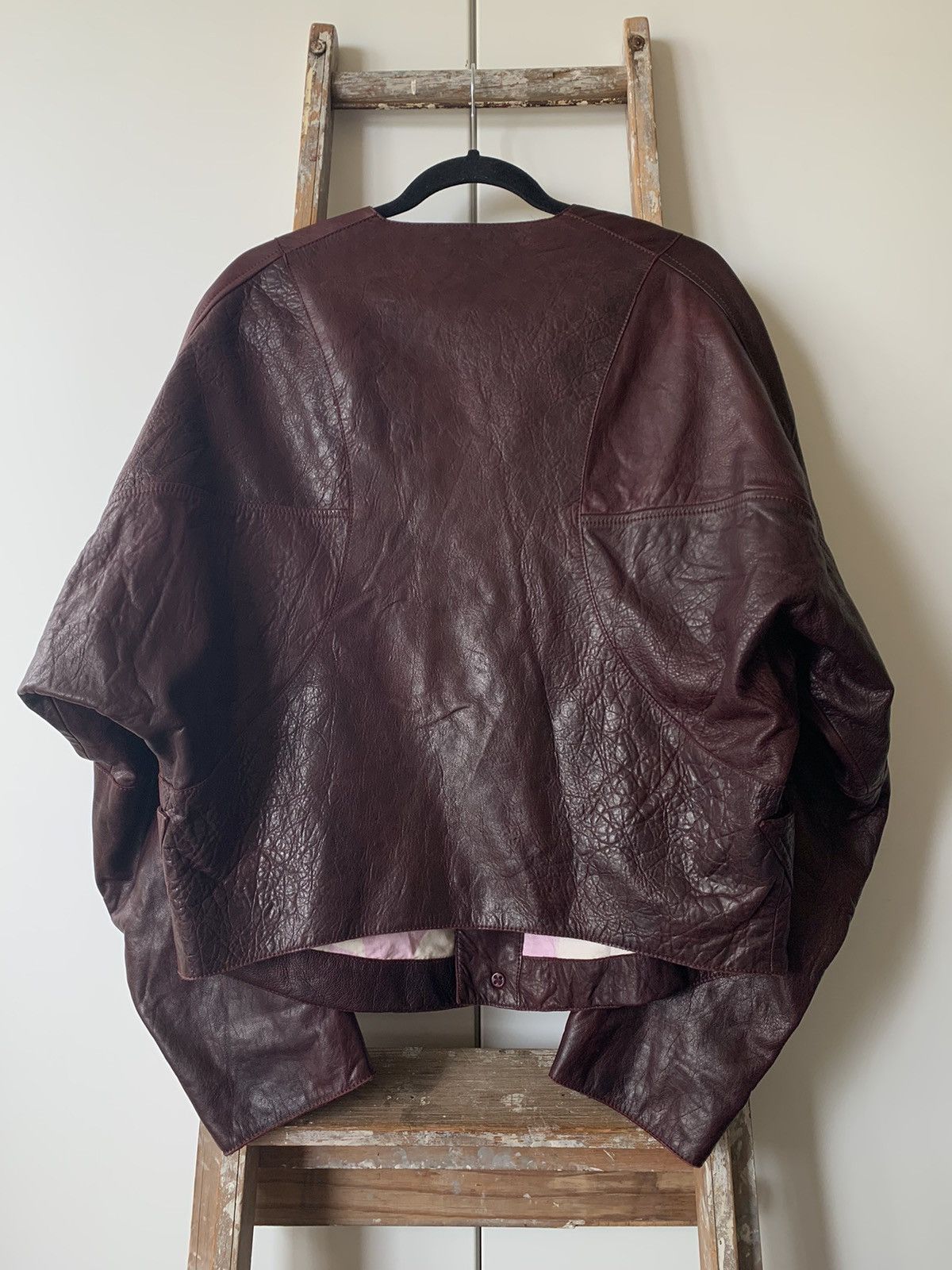 Vivienne Westwood VIVIENNE WESTWOOD POURPOINT SCARRED LEATHER JACKET Size US M / EU 48-50 / 2 - 2 Thumbnail