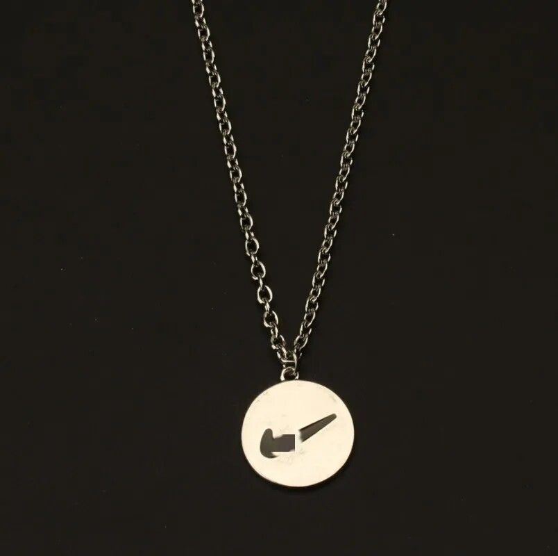 Nike Nike Swoosh Round Chain Necklace Silver