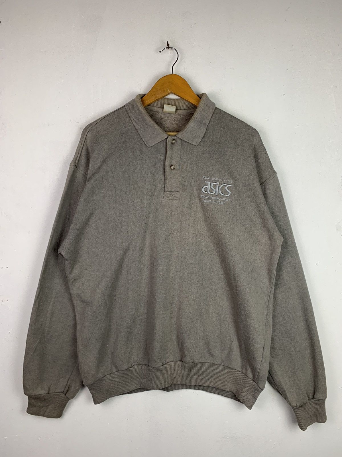 Asics × Japanese Brand × Vintage Vintage Asics Long sleeve Size US L / EU 52-54 / 3 - 1 Thumbnail