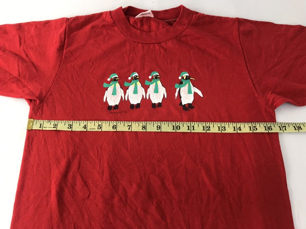 Vintage Designsgoorit By Mary Ellis Abstract Art Winter Penguin Tee Size S / US 4 / IT 40 - 7 Thumbnail