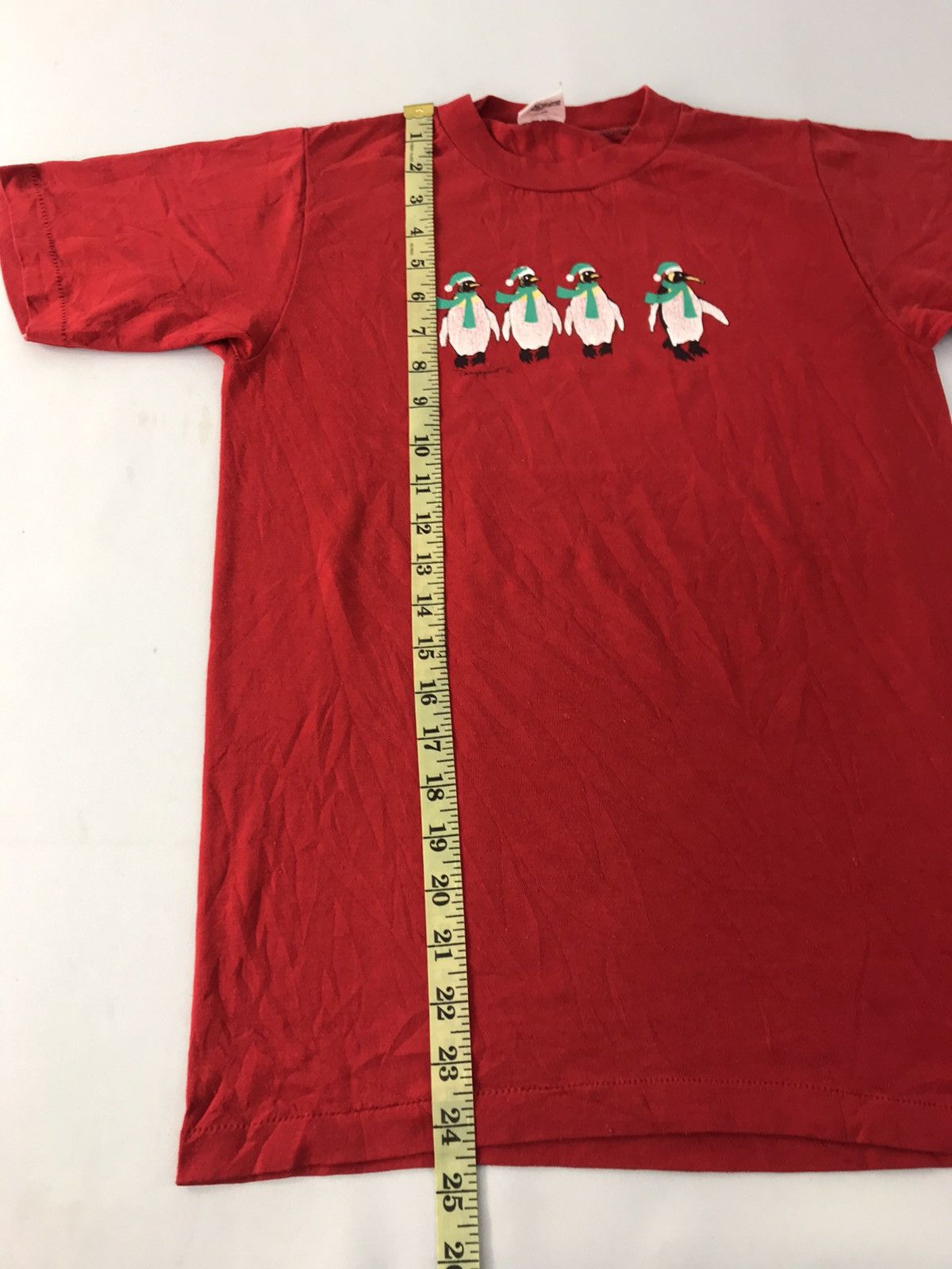 Vintage Designsgoorit By Mary Ellis Abstract Art Winter Penguin Tee Size S / US 4 / IT 40 - 8 Thumbnail