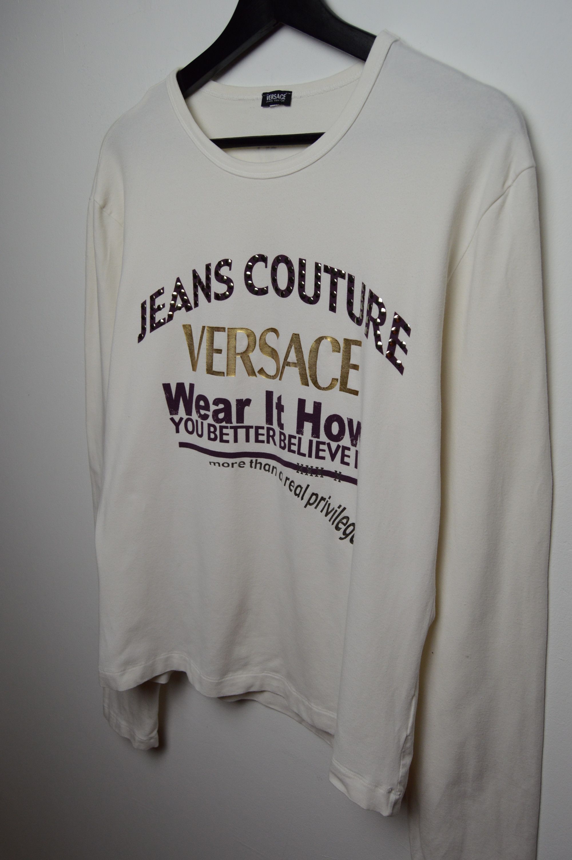 Versace versace y2k long sleeve rare vintage Size US M / EU 48-50 / 2 - 5 Thumbnail