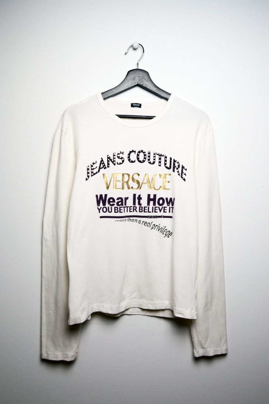 Versace versace y2k long sleeve rare vintage Size US M / EU 48-50 / 2 - 1 Thumbnail