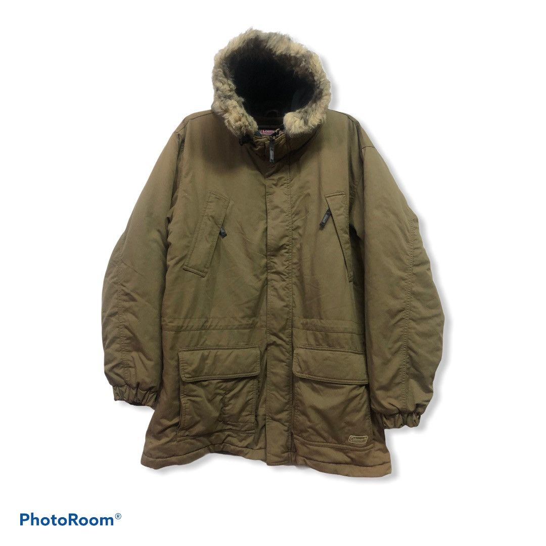 image of Coleman Parka/ Heavy Material Size XL in Light Brown, Men's