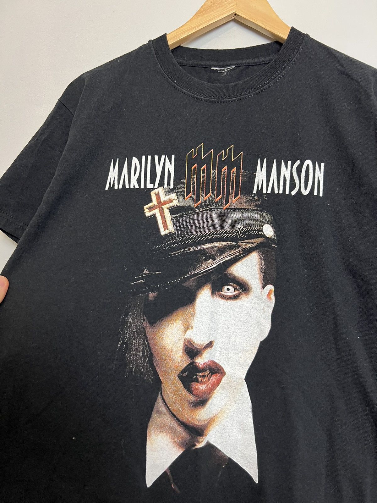 Band Tees Marilyn Manson Grotesque Vintage 00s Band Tee Rock Rare Size US M / EU 48-50 / 2 - 3 Thumbnail