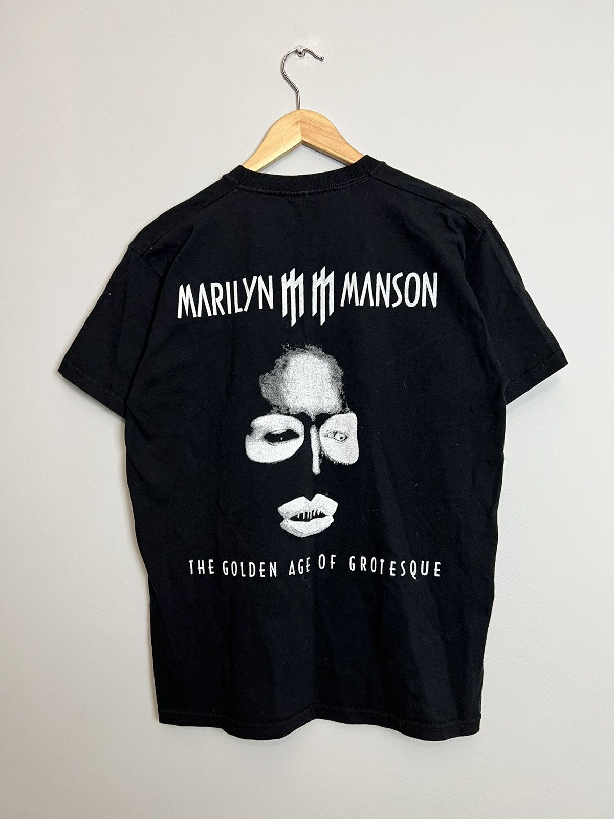 Band Tees Marilyn Manson Grotesque Vintage 00s Band Tee Rock Rare Size US M / EU 48-50 / 2 - 1 Thumbnail