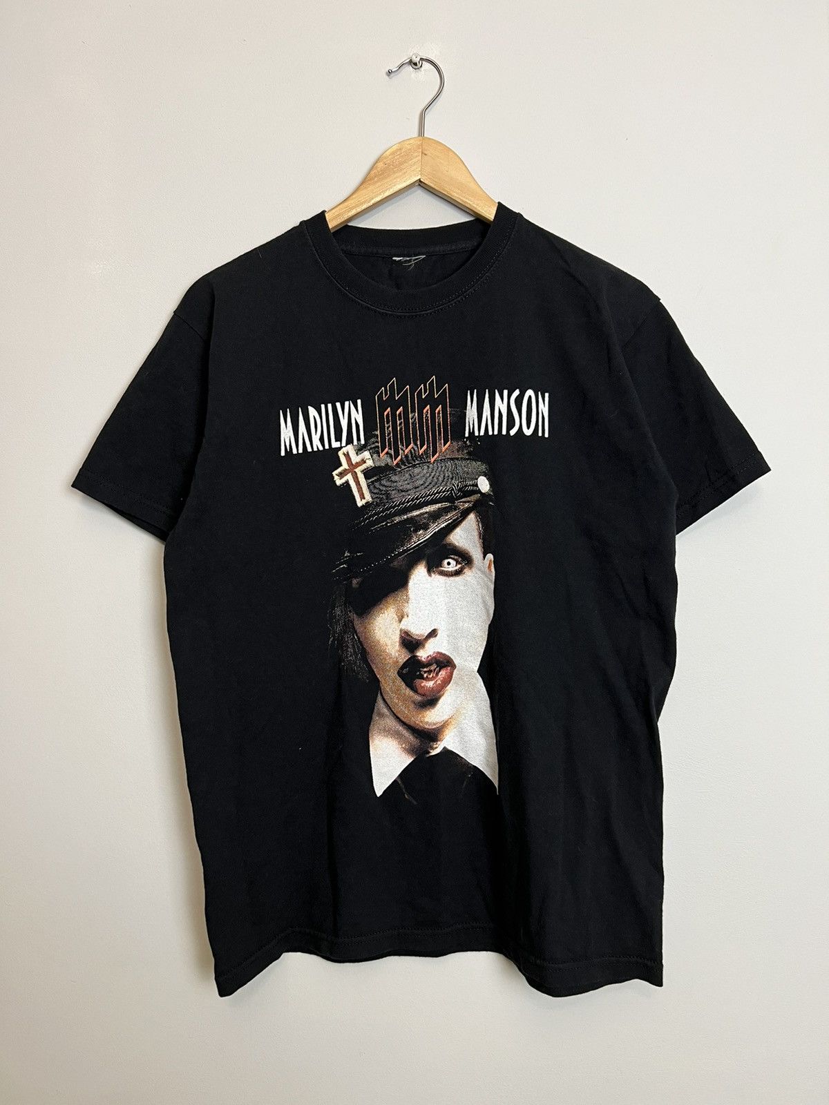 Band Tees Marilyn Manson Grotesque Vintage 00s Band Tee Rock Rare Size US M / EU 48-50 / 2 - 2 Thumbnail