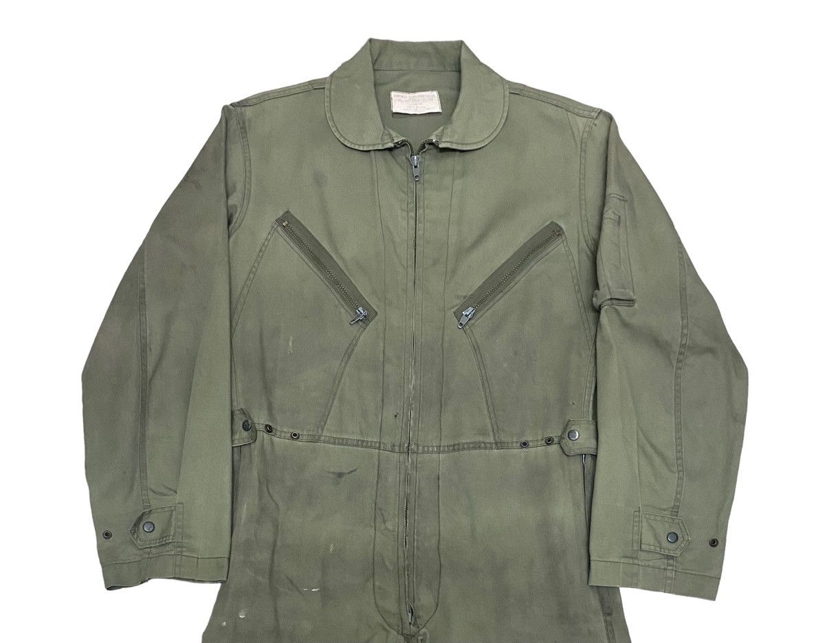 Other 1977 Houston Vintage Army Wear Flying Coveralls Uniform Size US 36 / EU 52 - 3 Thumbnail