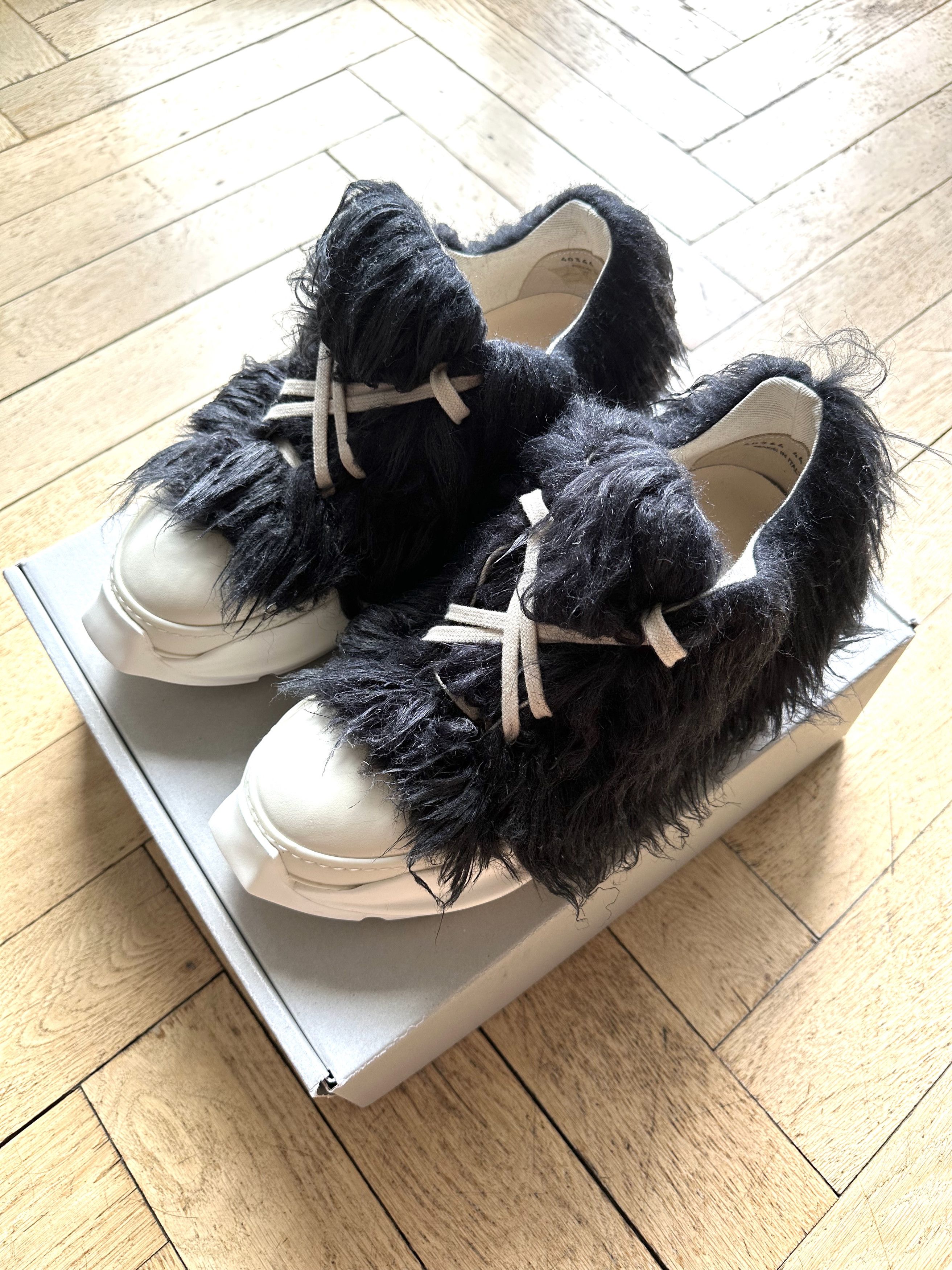 Rick Owens Drkshdw FF Furry Abstract Low Sneaker SZ 44 | Grailed