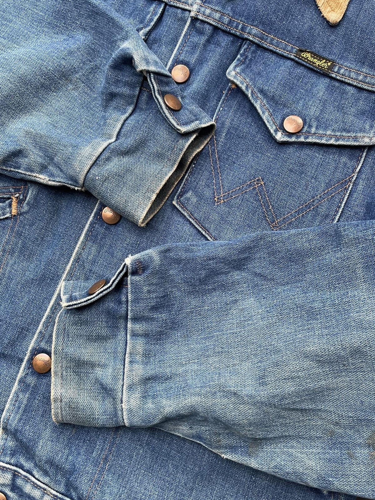 Vintage Vintage 70’s Wrangler No Fault Denims Jacket Size US M / EU 48-50 / 2 - 11 Thumbnail