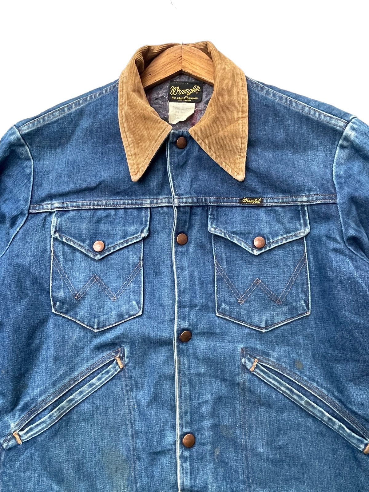 Vintage Vintage 70’s Wrangler No Fault Denims Jacket Size US M / EU 48-50 / 2 - 3 Thumbnail