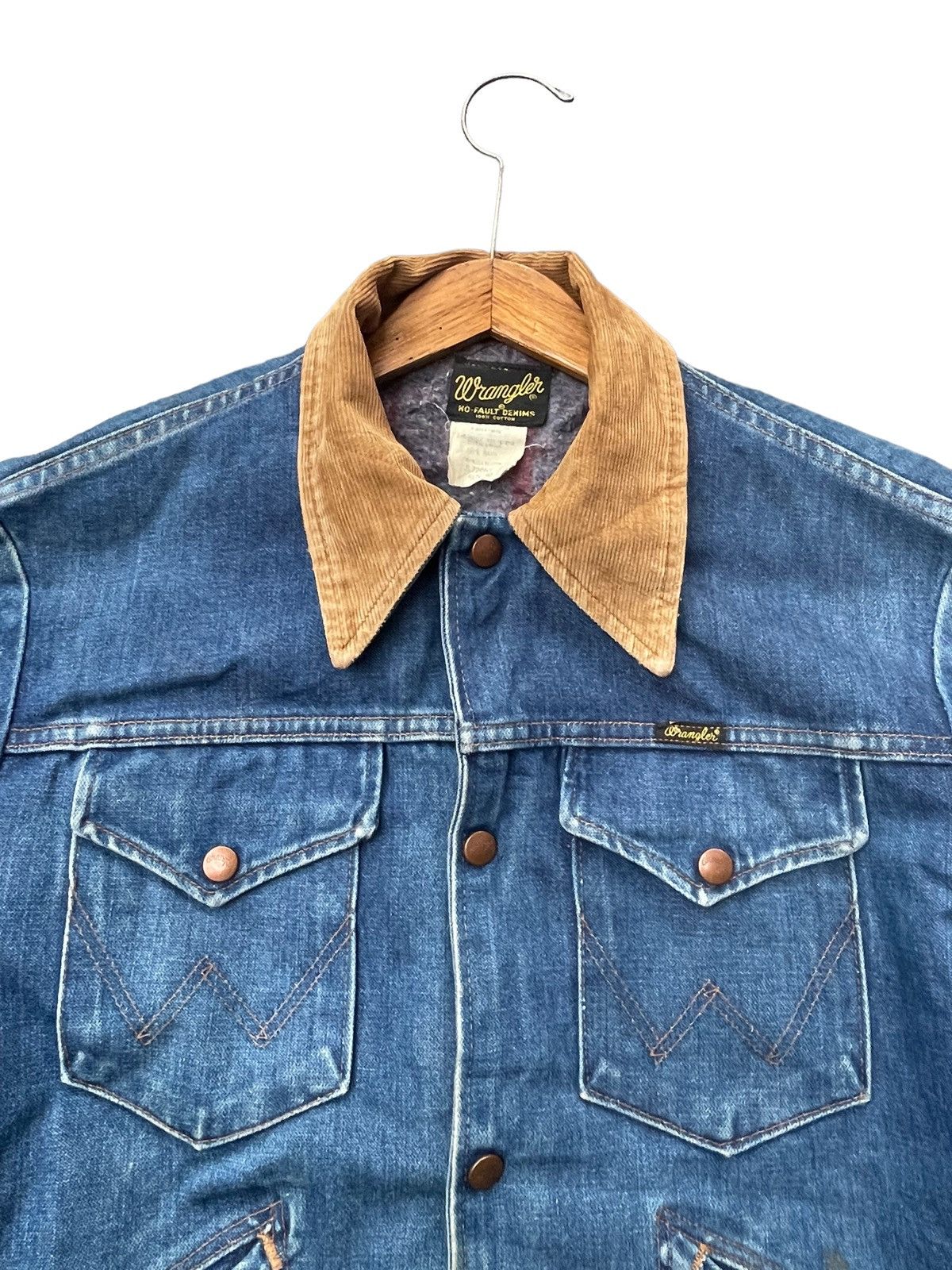 Vintage Vintage 70’s Wrangler No Fault Denims Jacket Size US M / EU 48-50 / 2 - 4 Thumbnail