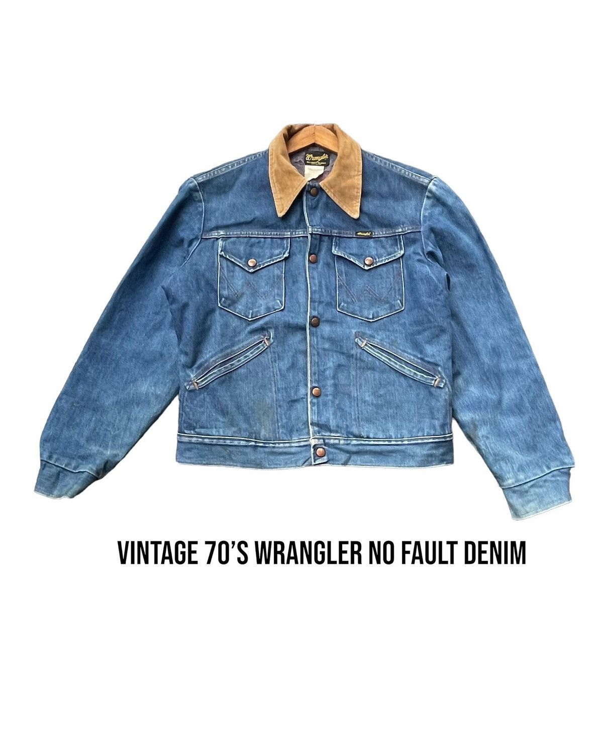 Vintage 70's Wrangler No Fault Denims Jacket