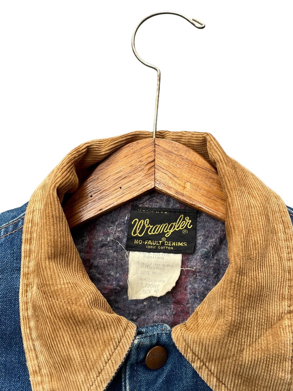 Vintage Vintage 70’s Wrangler No Fault Denims Jacket Size US M / EU 48-50 / 2 - 5 Thumbnail
