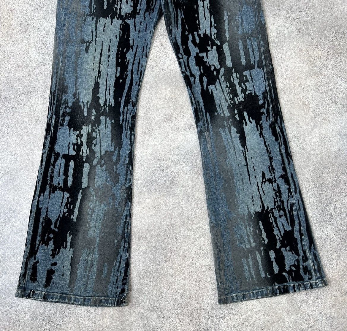 20471120 × Japanese Brand Vintage Avant garde vintage printed jeans Size 28" / US 6 / IT 42 - 2 Thumbnail