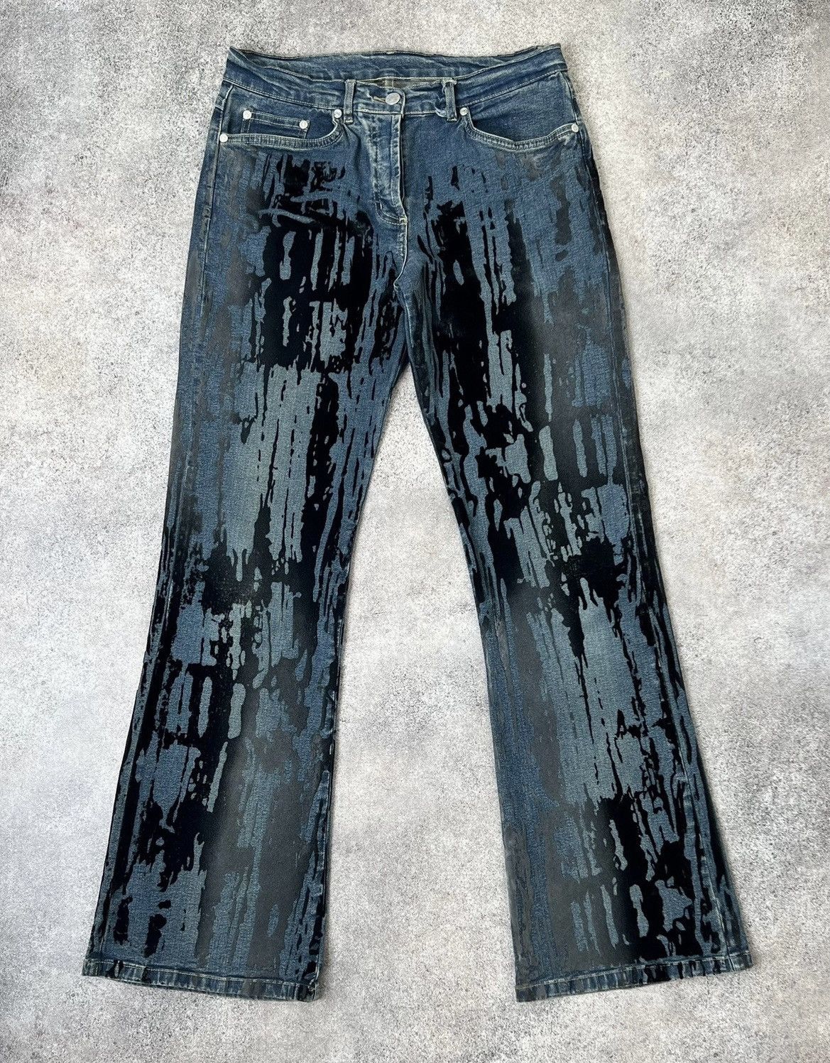 20471120 × Japanese Brand Vintage Avant garde vintage printed jeans Size 28" / US 6 / IT 42 - 1 Thumbnail