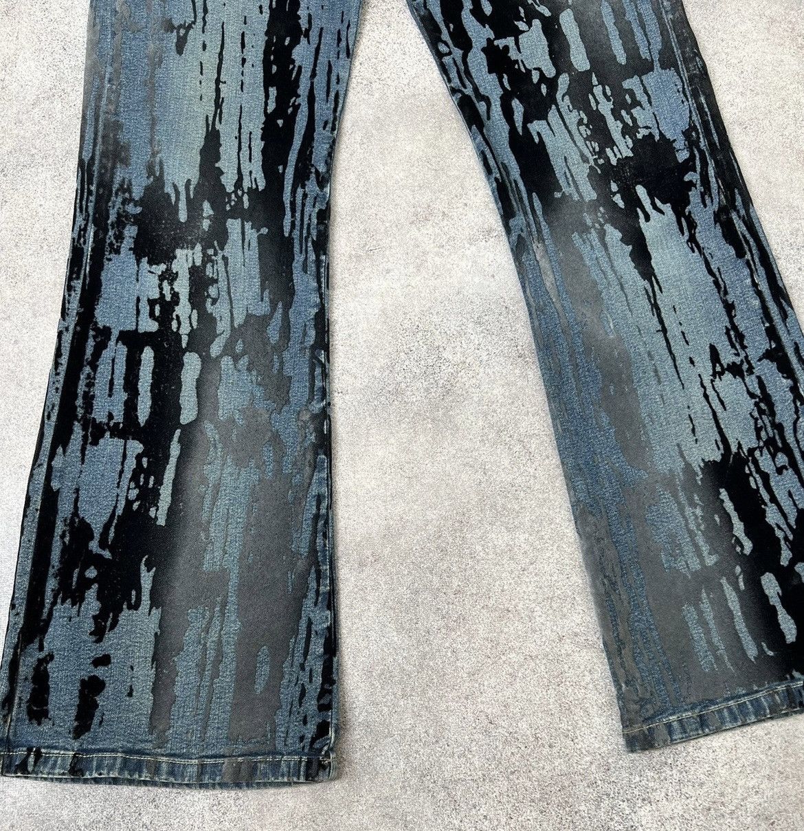 20471120 × Japanese Brand Vintage Avant garde vintage printed jeans Size 28" / US 6 / IT 42 - 3 Thumbnail