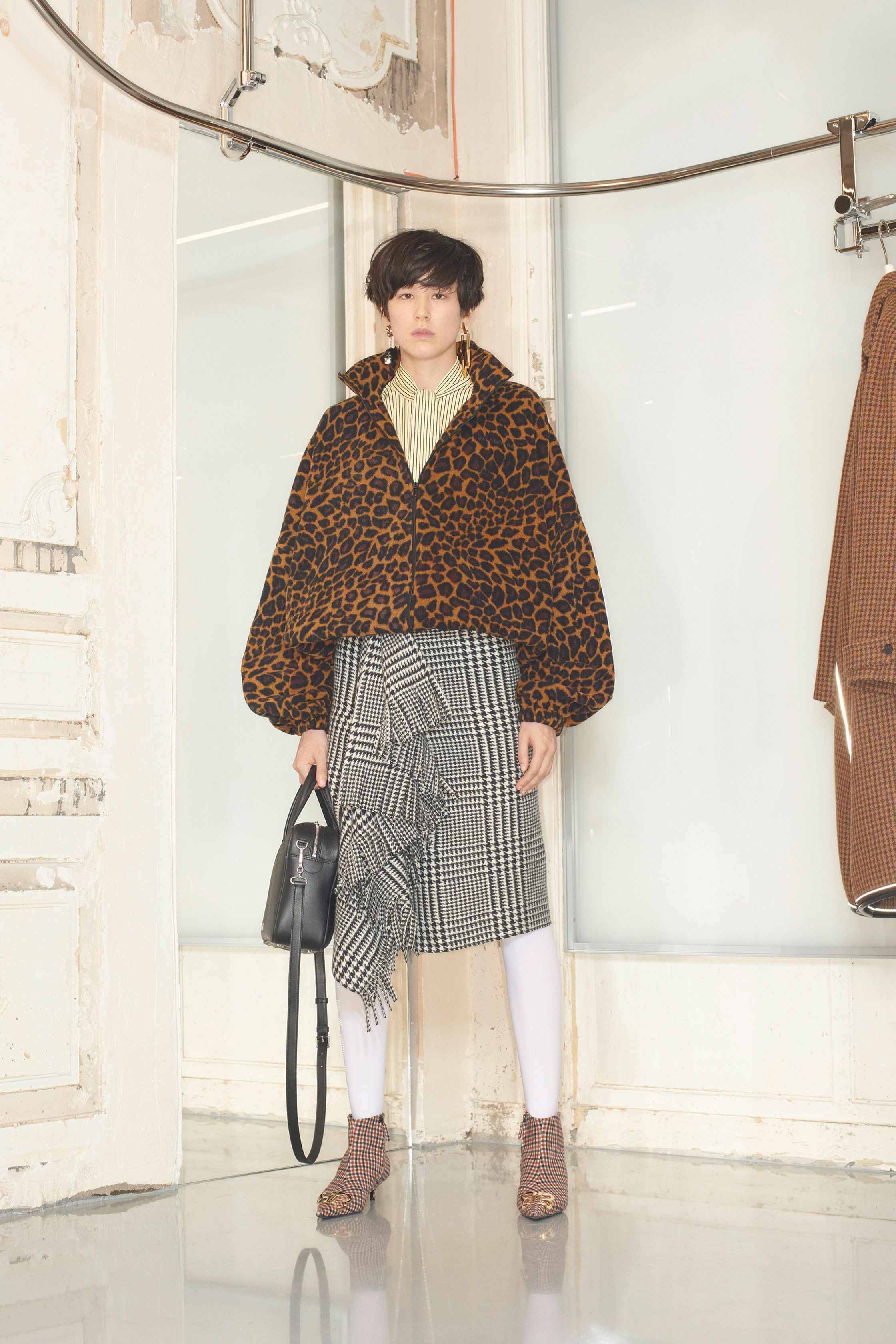 New — Pre-Fall 2018 Leopard Fleece Jacket