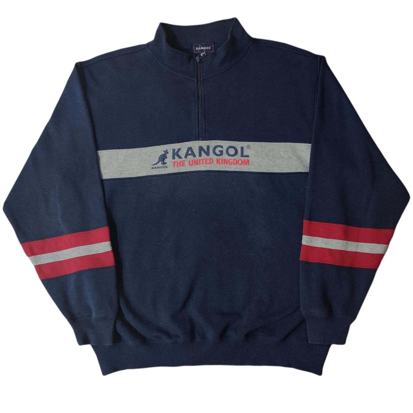 Kangol Vintage Kangol Sweatshirt Quater Zip Size US XL / EU 56 / 4 - 1 Thumbnail