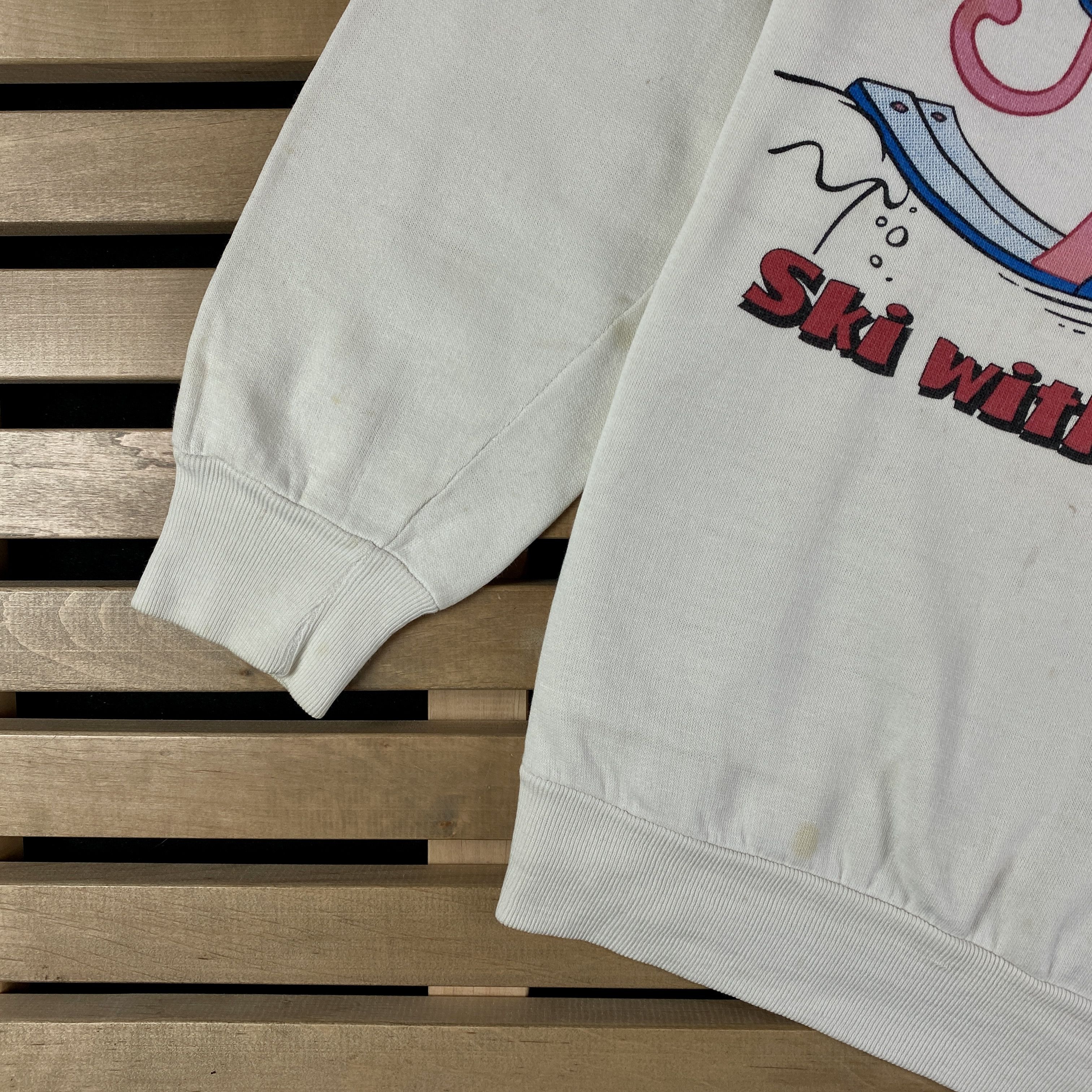 Vintage Mens Sweatshirt Switcher Ski With Me 1982 Size L Size US L / EU 52-54 / 3 - 3 Thumbnail