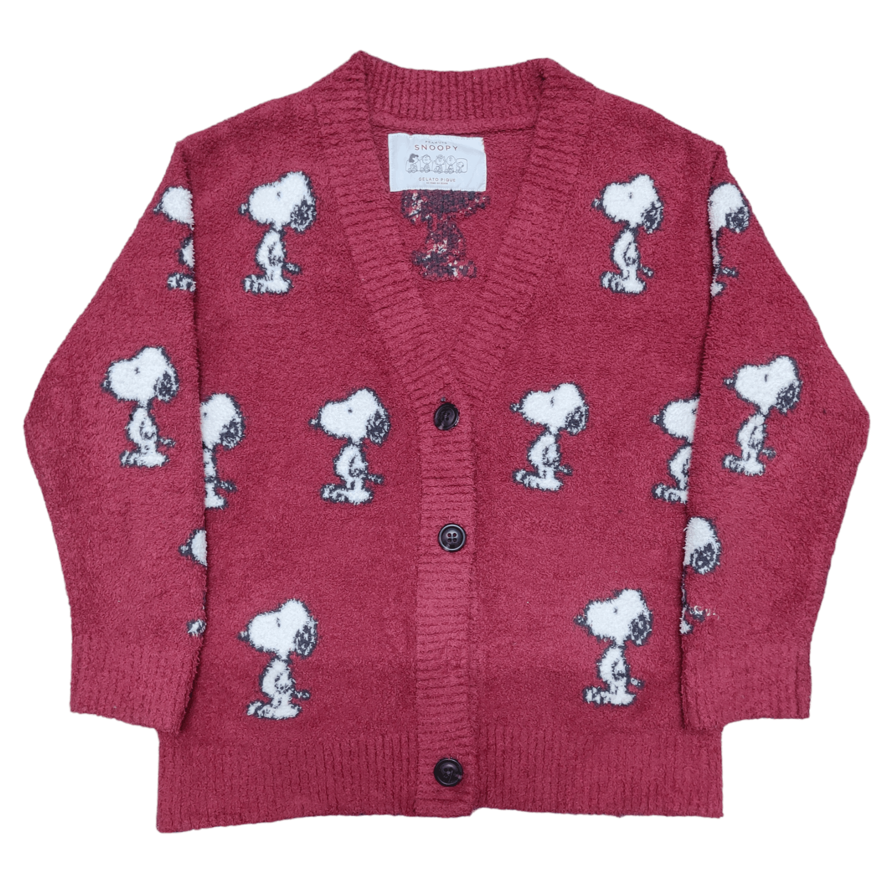gelato pique × SNOOPY PEANUTS] SNOOPY×BEAR Jacquard Lounge Dress