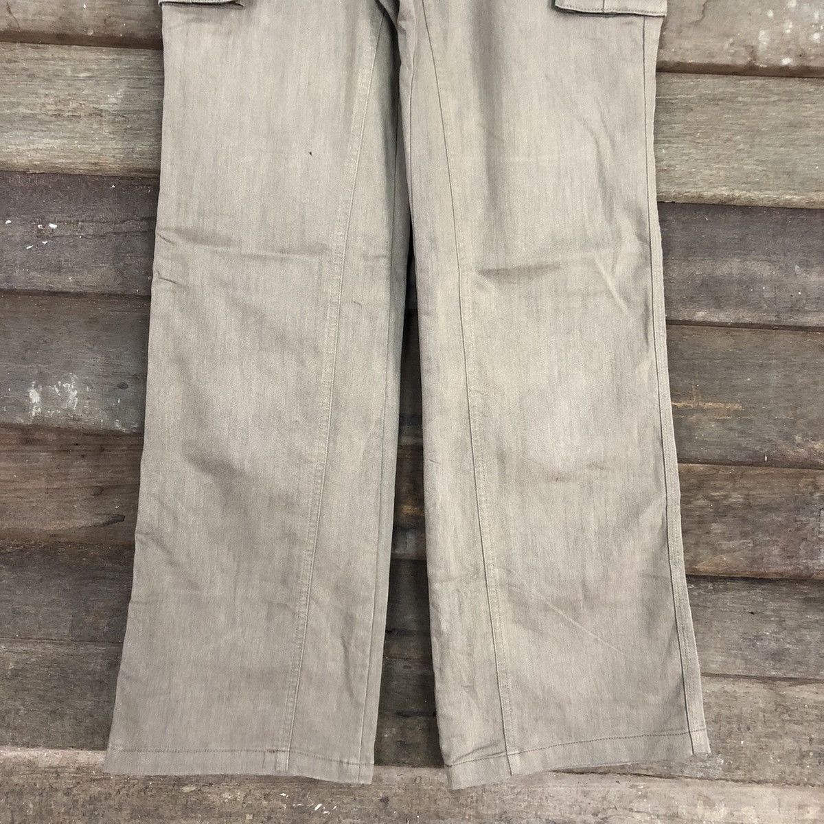 Japanese Brand size 24 A.I Collection Brown Multipocket Cargo Pants #3370 Size 24" / US 00 / IT 34 - 3 Thumbnail