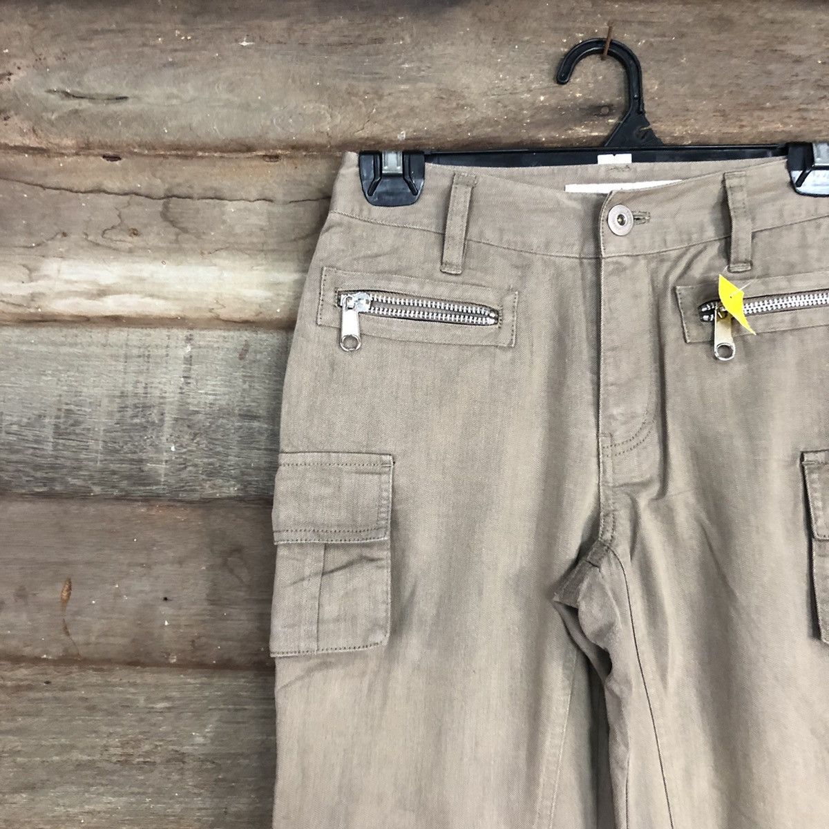 Japanese Brand size 24 A.I Collection Brown Multipocket Cargo Pants #3370 Size 24" / US 00 / IT 34 - 6 Thumbnail