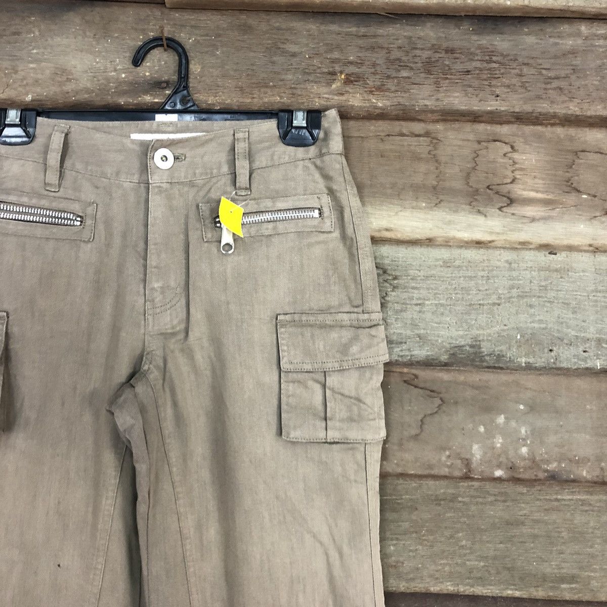 Japanese Brand size 24 A.I Collection Brown Multipocket Cargo Pants #3370 Size 24" / US 00 / IT 34 - 5 Thumbnail