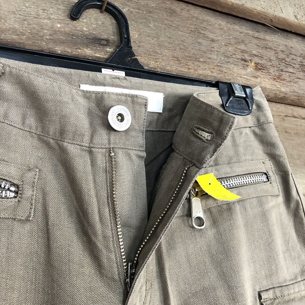 Japanese Brand size 24 A.I Collection Brown Multipocket Cargo Pants #3370 Size 24" / US 00 / IT 34 - 9 Thumbnail