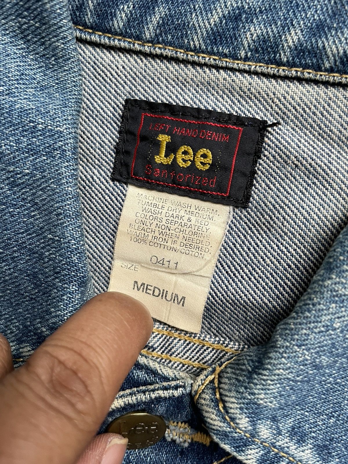 Lee Vintage Lee Riders Left Hand Denim Sanforized Jacket Size US M / EU 48-50 / 2 - 14 Thumbnail