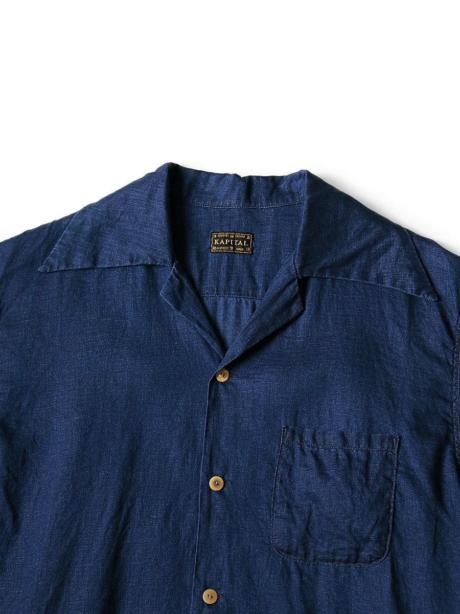 Kapital Kapital linen rangle collar aloha shirt souffle crest pt Size US XL / EU 56 / 4 - 4 Thumbnail