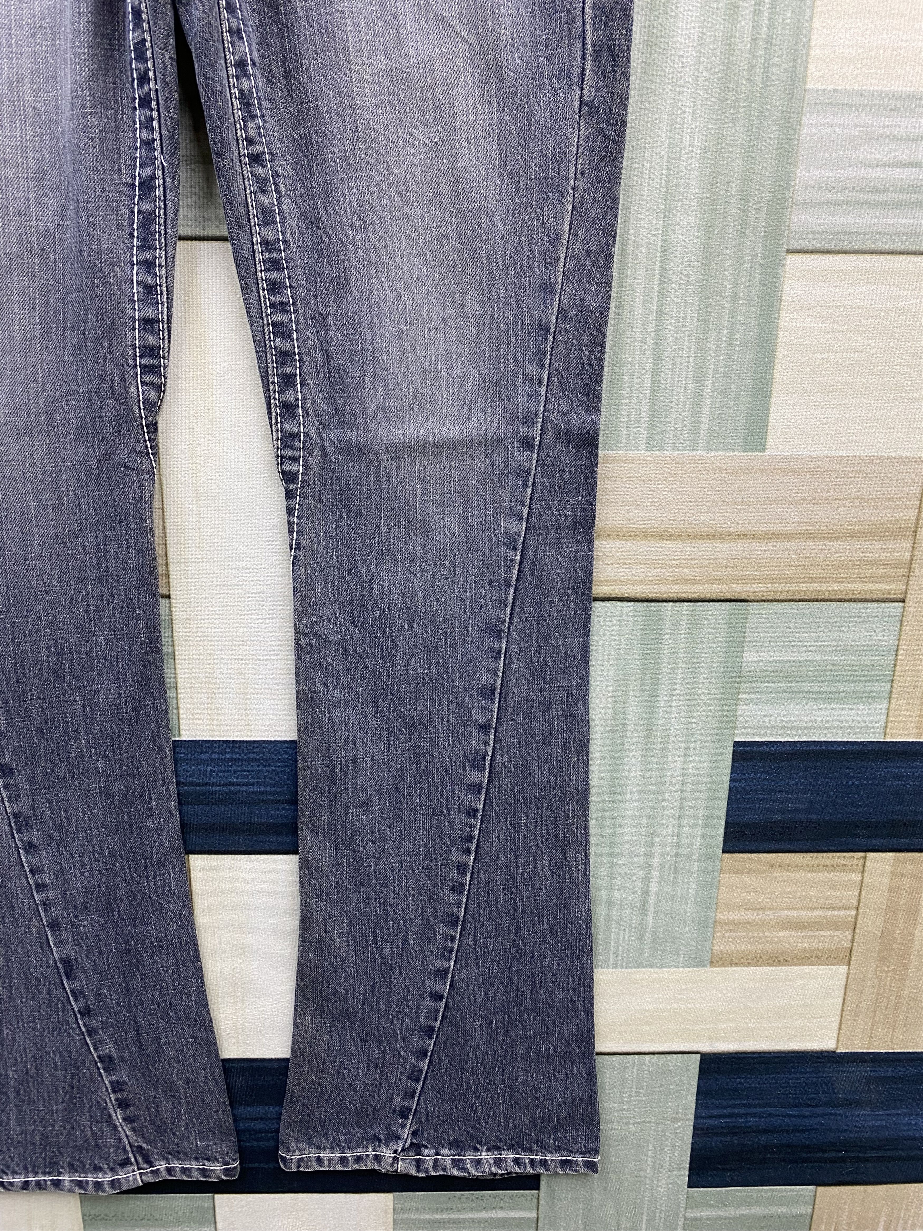 Japanese Brand Japanese Brand Magic Square Flare Denim Jean Size US 31 - 10 Thumbnail