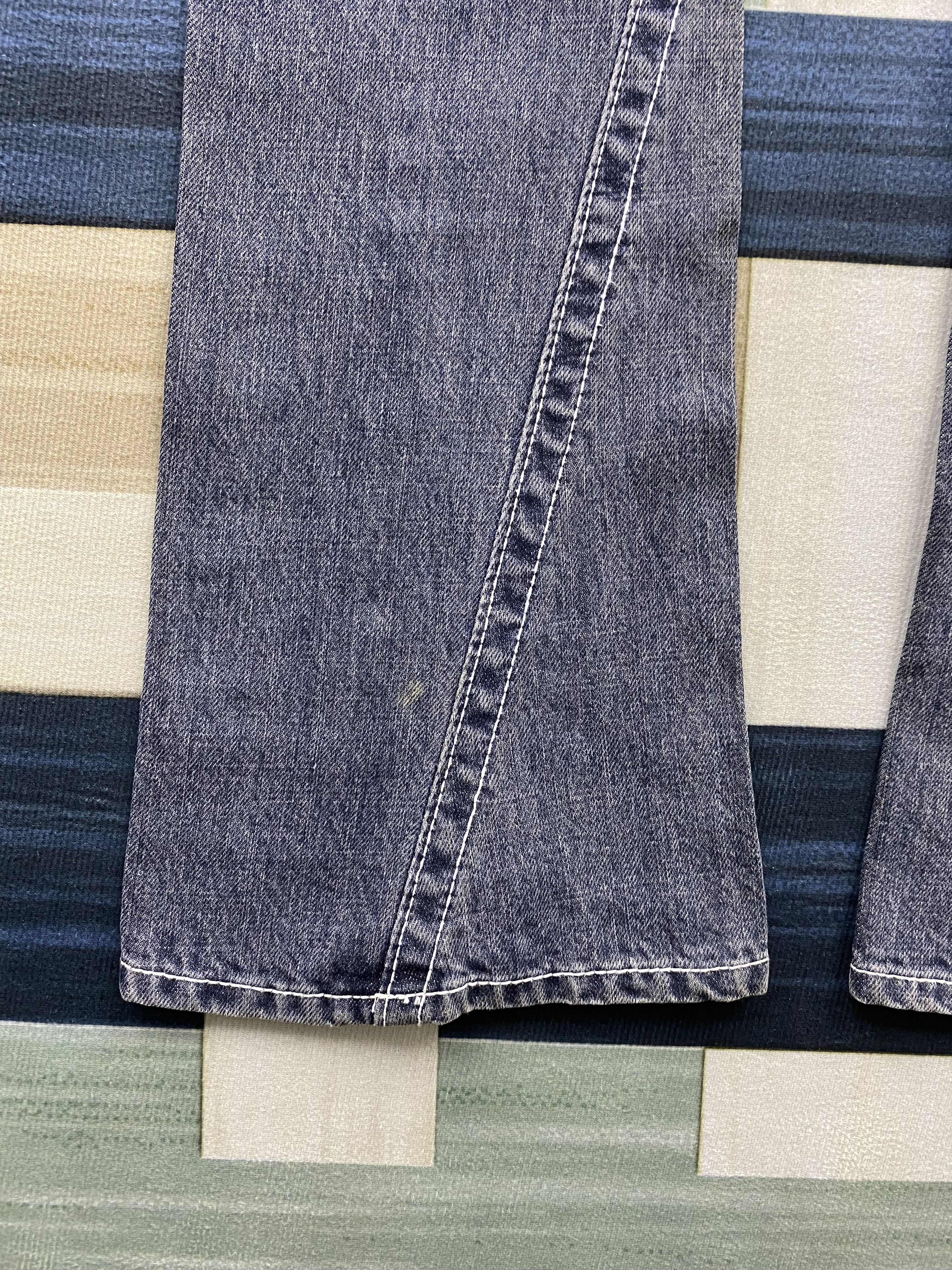Japanese Brand Japanese Brand Magic Square Flare Denim Jean Size US 31 - 13 Thumbnail