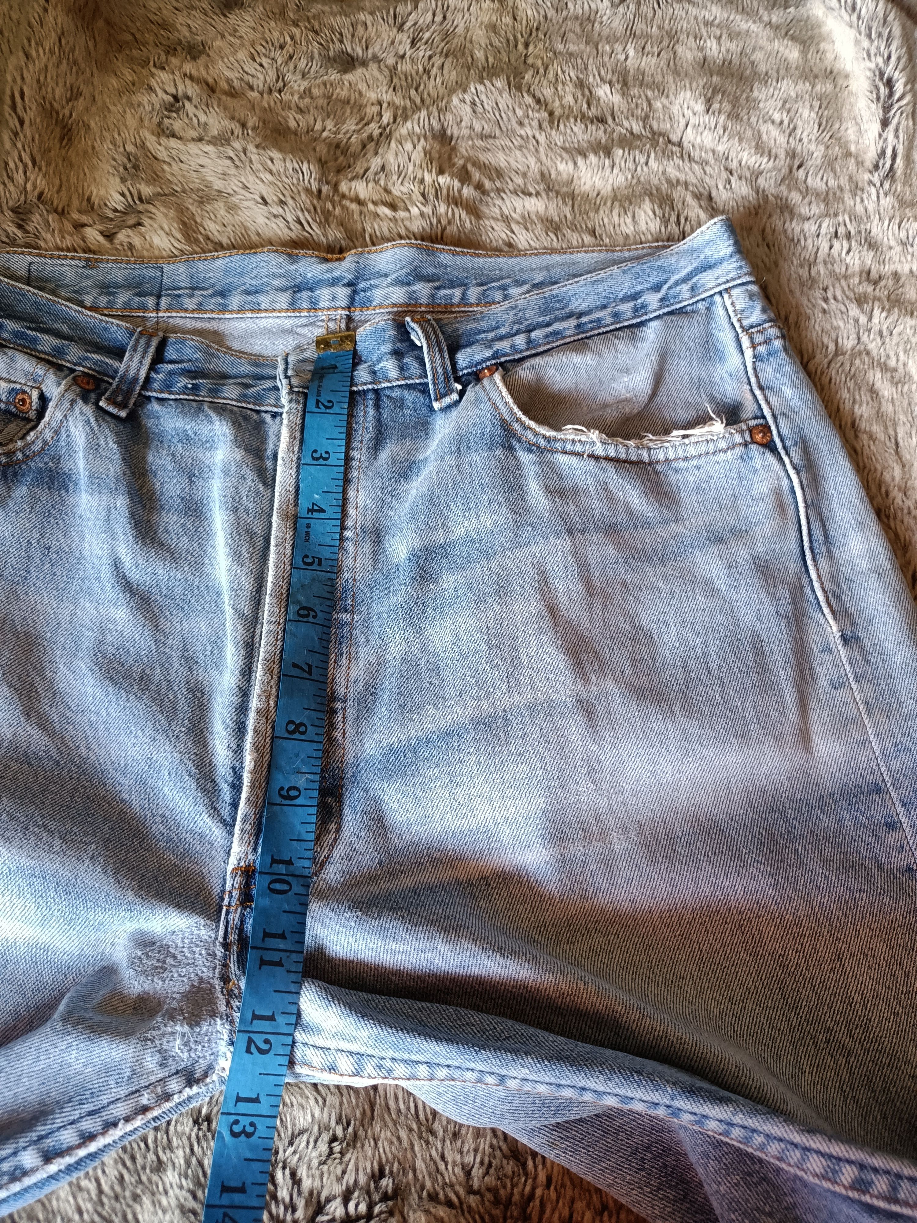 Levi's Offernow🔥Vintage Levis 501 Distressed Jeans Size US 34 / EU 50 - 18 Thumbnail