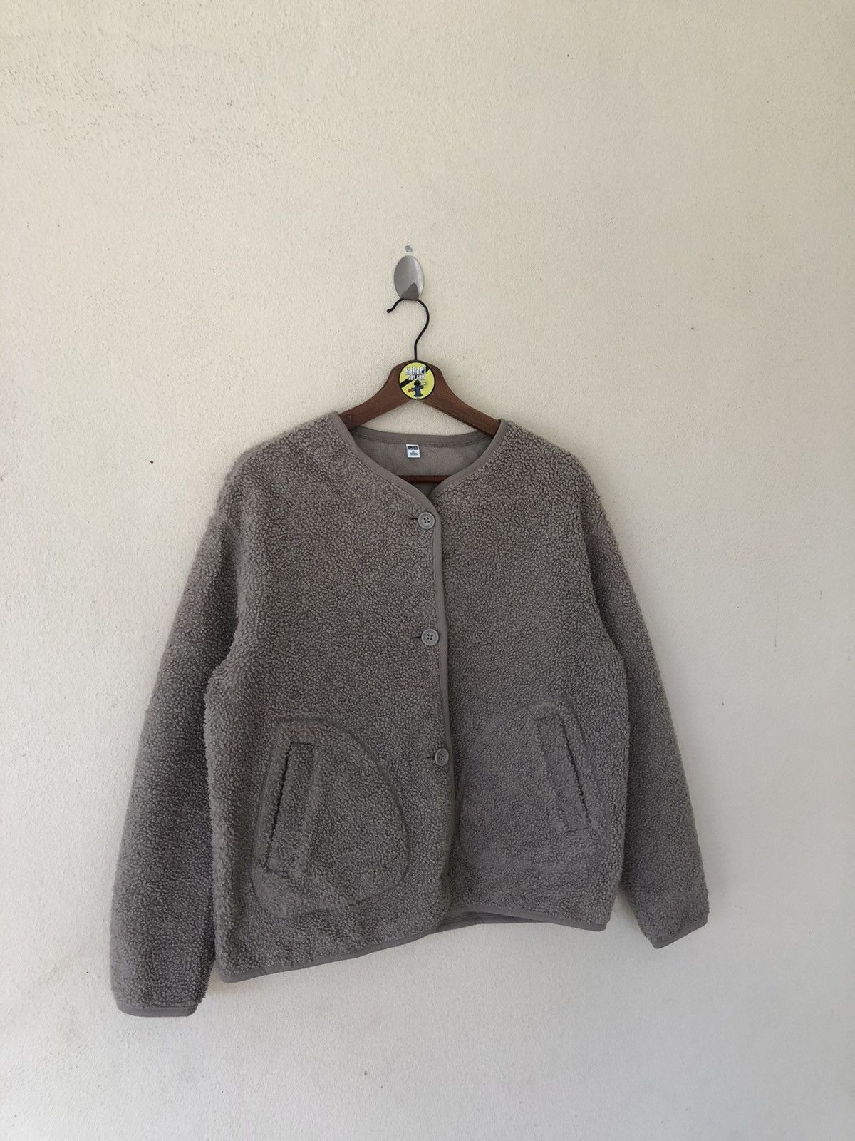 Japanese Brand × Uniqlo Uniqlo Fleece Button Up Jacket Size US XL / EU 56 / 4 - 2 Thumbnail