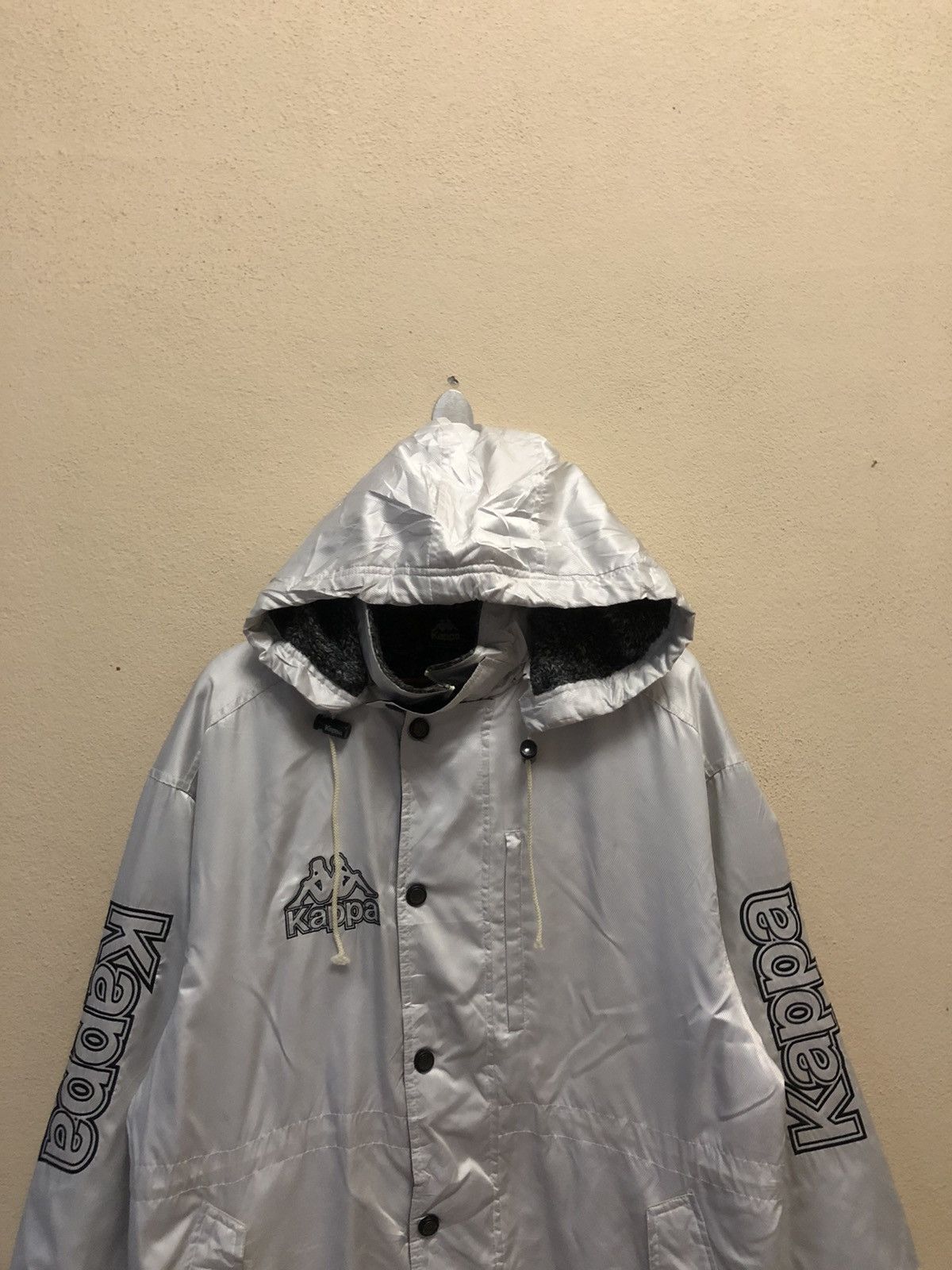 Kappa × Vintage Vintage Kappa Big Logos Embroidered Long Jacket S-M Size US M / EU 48-50 / 2 - 6 Thumbnail