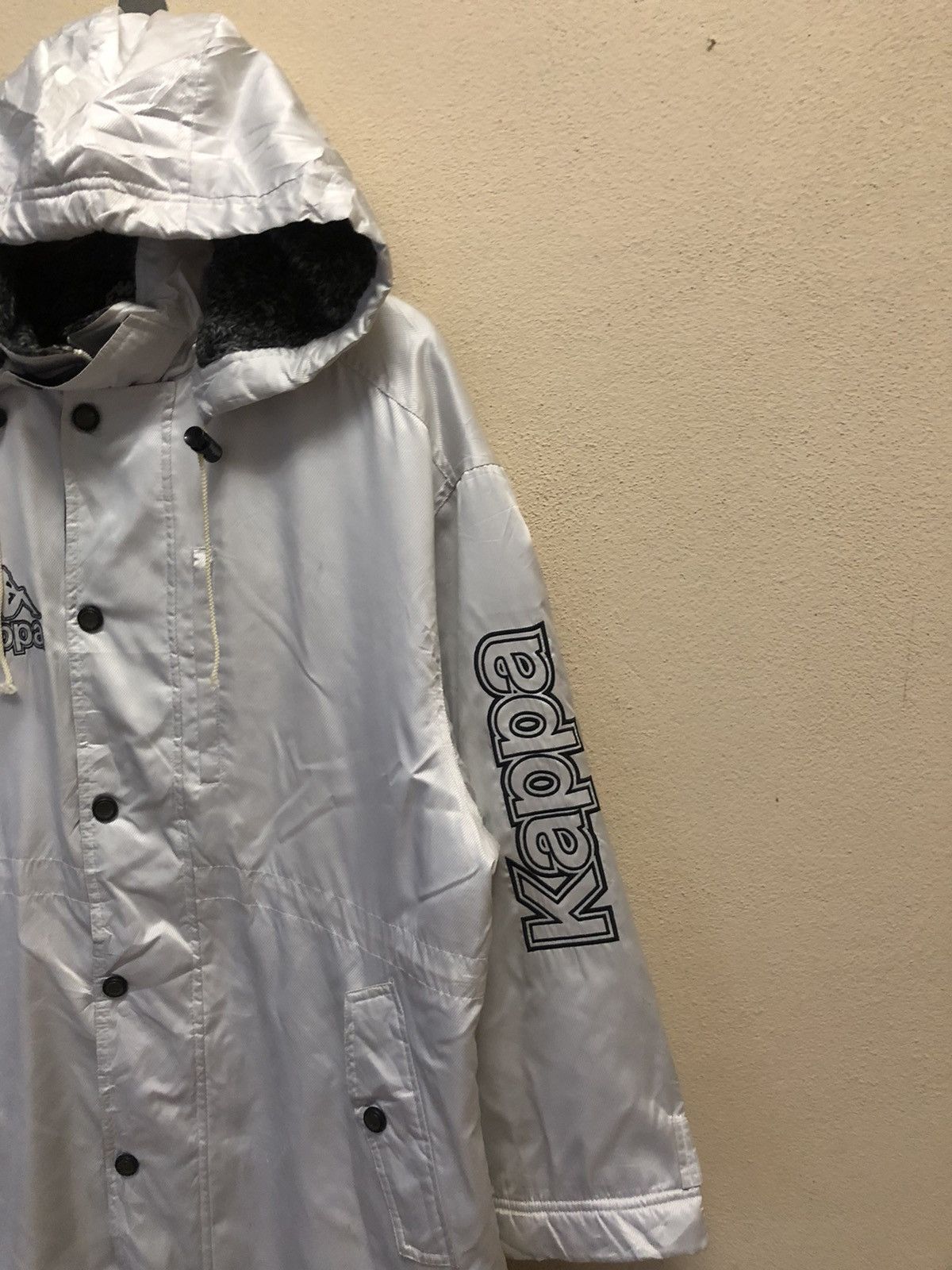 Kappa × Vintage Vintage Kappa Big Logos Embroidered Long Jacket S-M Size US M / EU 48-50 / 2 - 7 Thumbnail