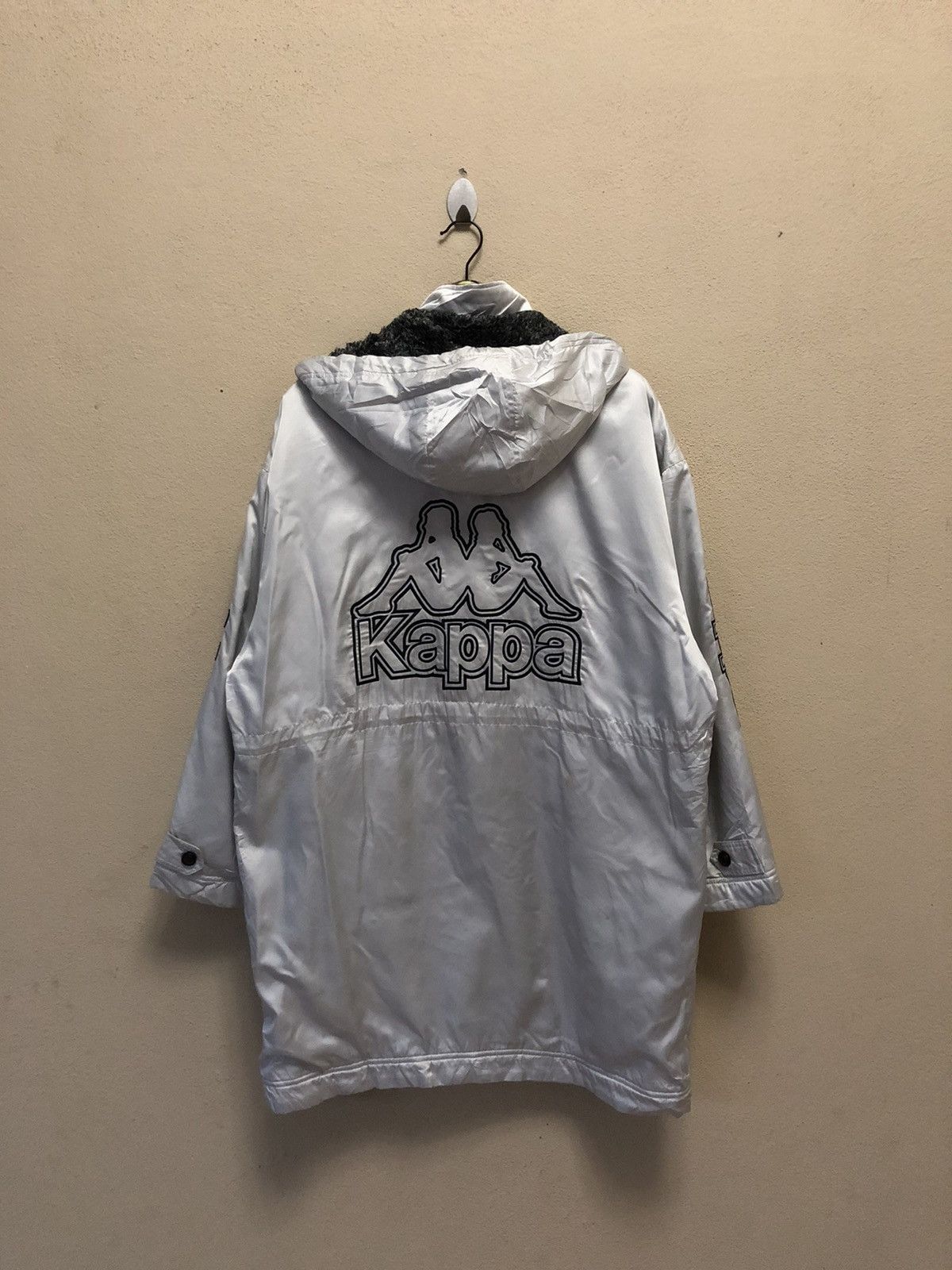 Kappa × Vintage Vintage Kappa Big Logos Embroidered Long Jacket S-M Size US M / EU 48-50 / 2 - 1 Thumbnail