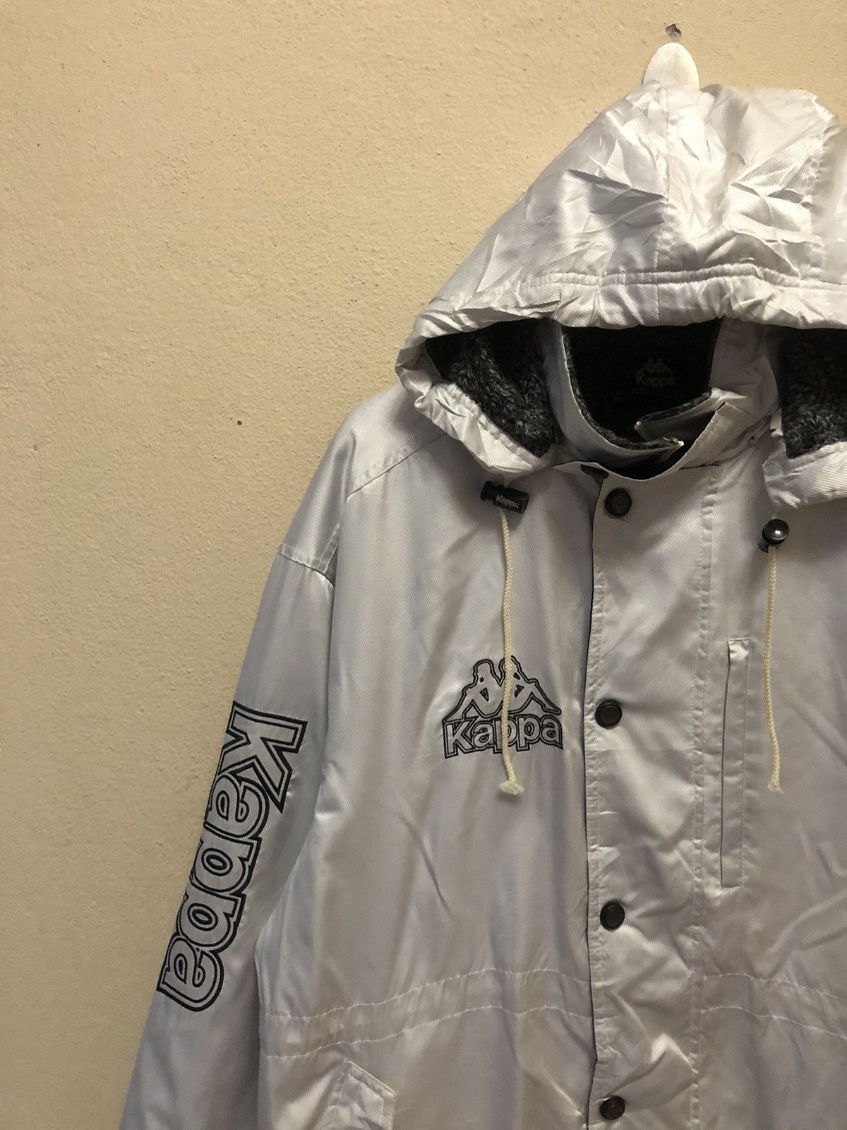 Kappa × Vintage Vintage Kappa Big Logos Embroidered Long Jacket S-M Size US M / EU 48-50 / 2 - 9 Thumbnail