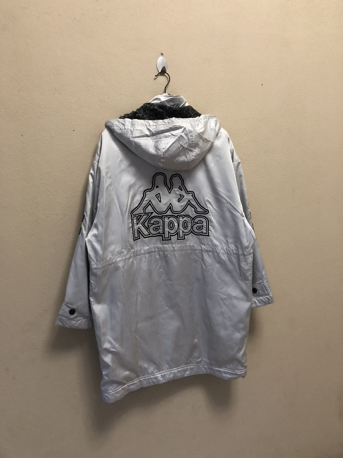 Kappa × Vintage Vintage Kappa Big Logos Embroidered Long Jacket S-M Size US M / EU 48-50 / 2 - 2 Thumbnail