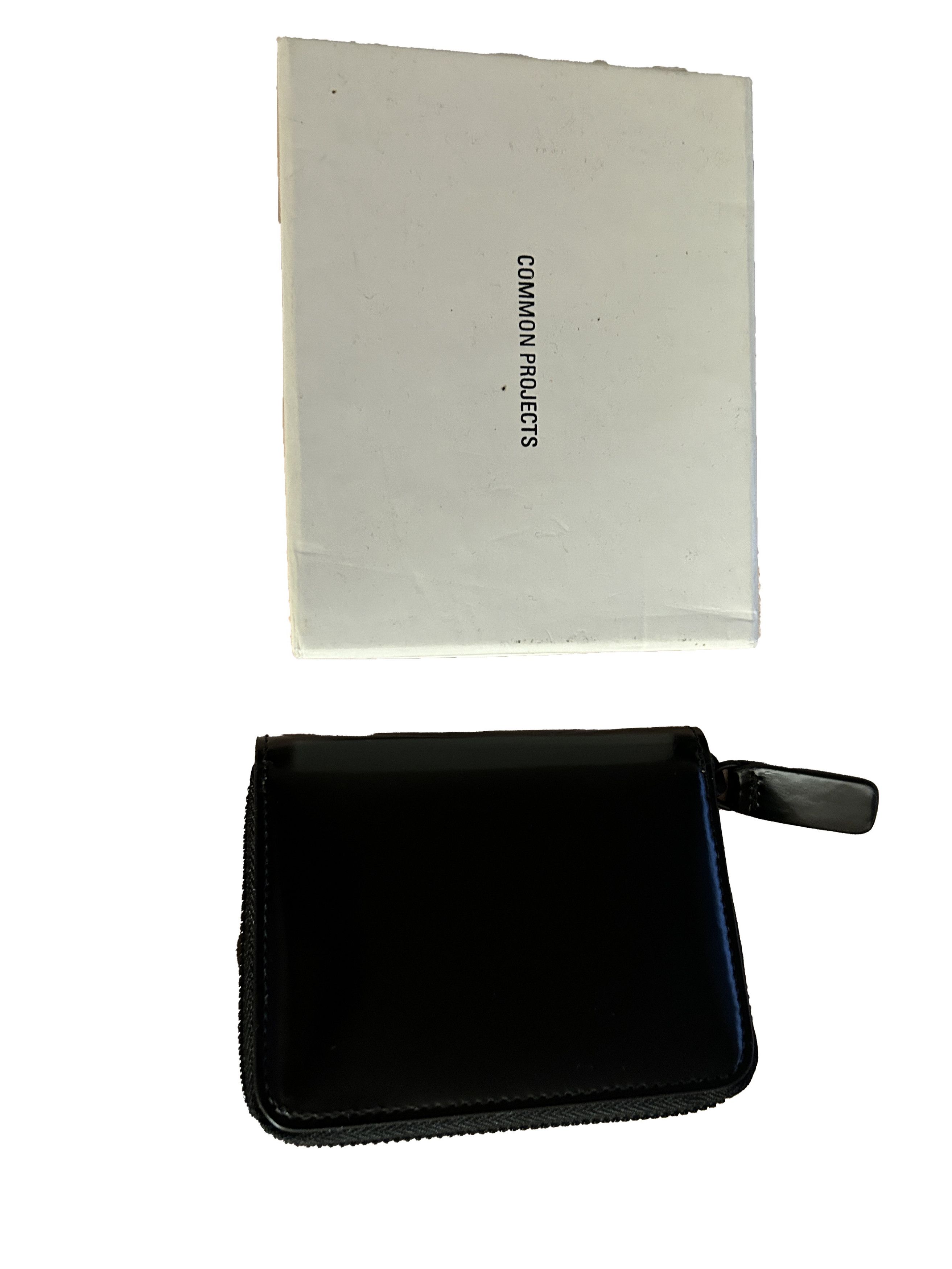 Common Projects COMMON PROJECTS Zip Coin Purse Black Boxed Leather Size ONE SIZE - 3 Thumbnail