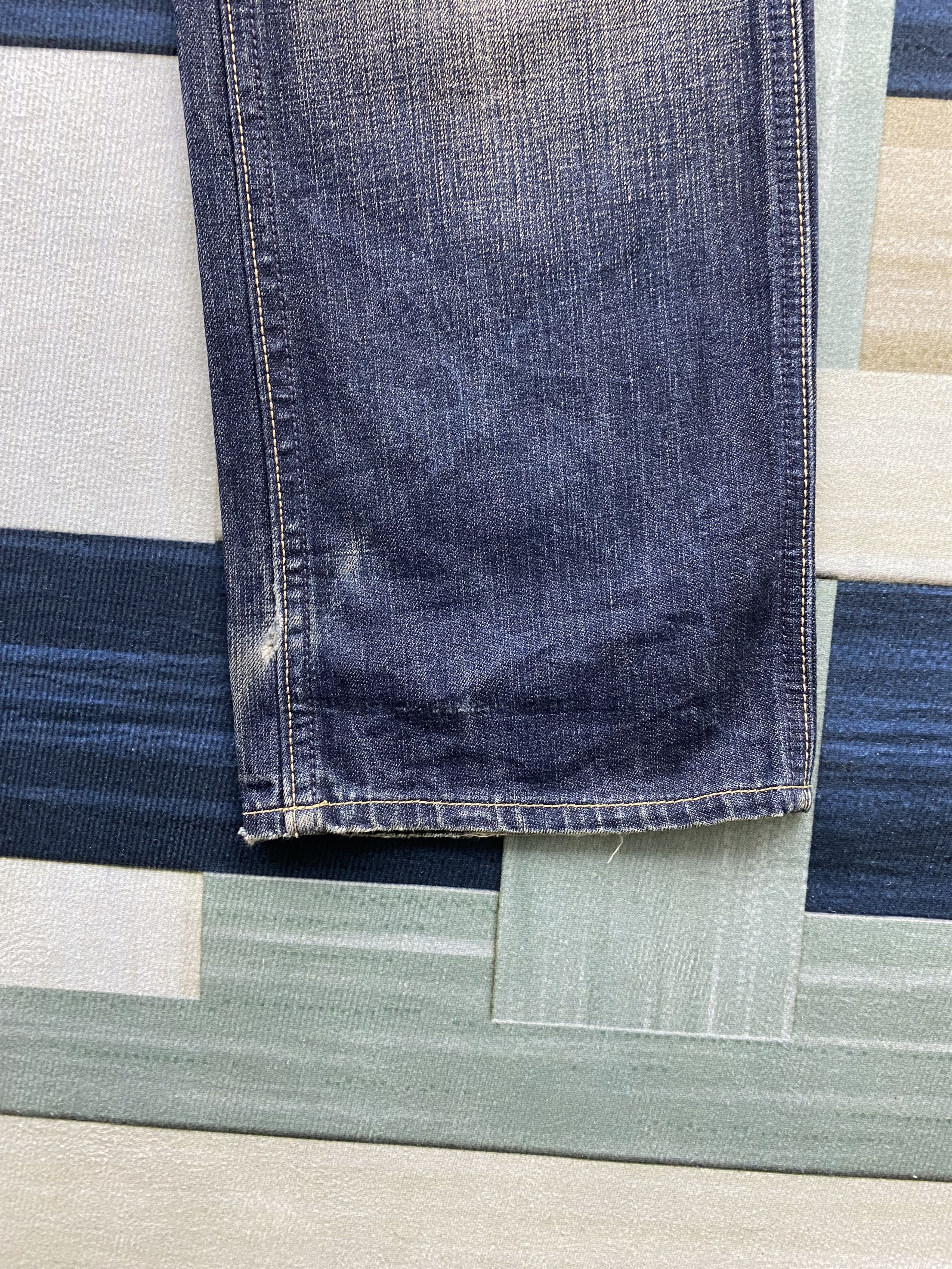 Gap Vintage Gap Distress Rusty Fade Blue Denim Jean Size US 31 - 11 Thumbnail