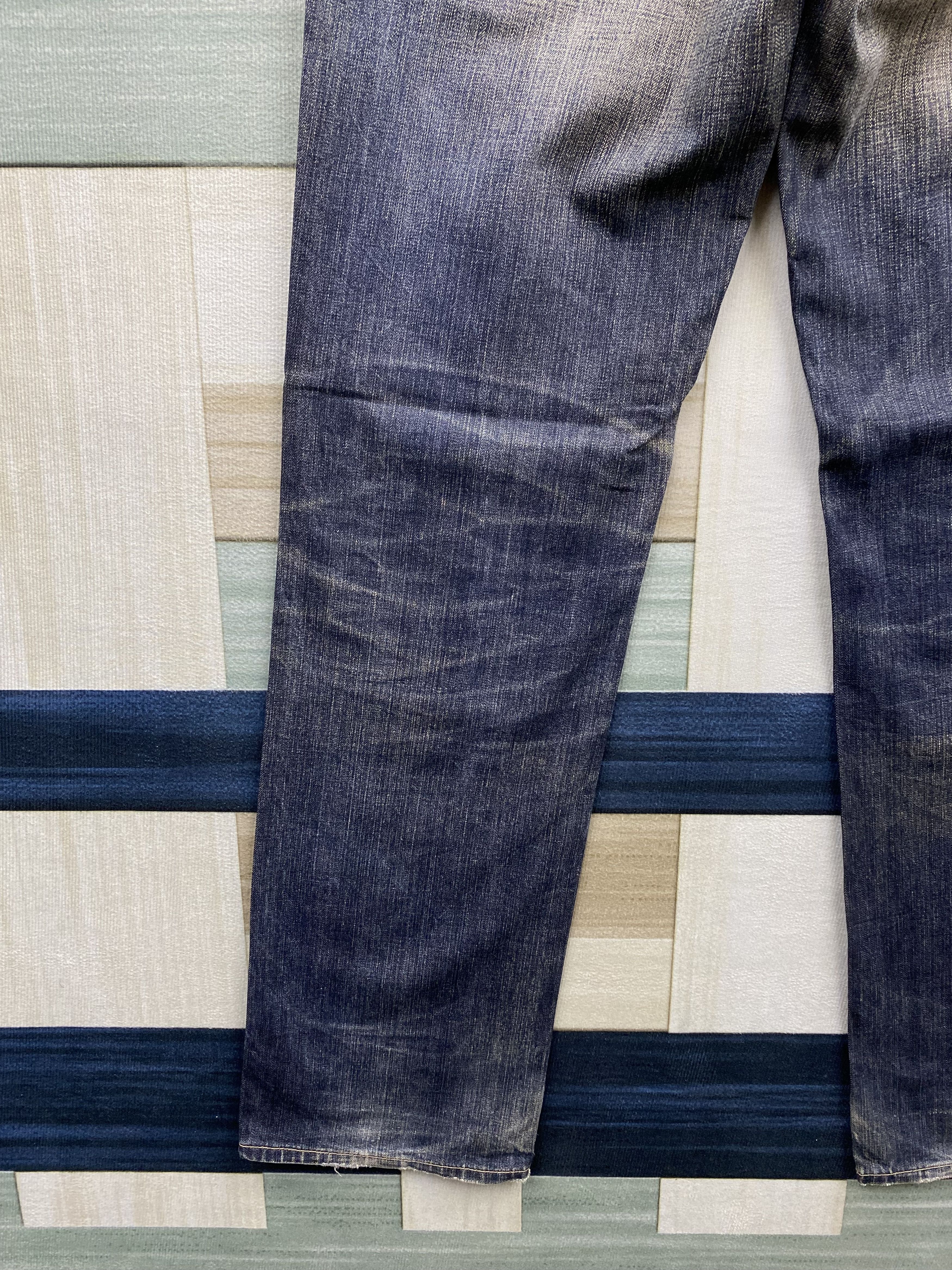 Gap Vintage Gap Distress Rusty Fade Blue Denim Jean Size US 31 - 16 Thumbnail