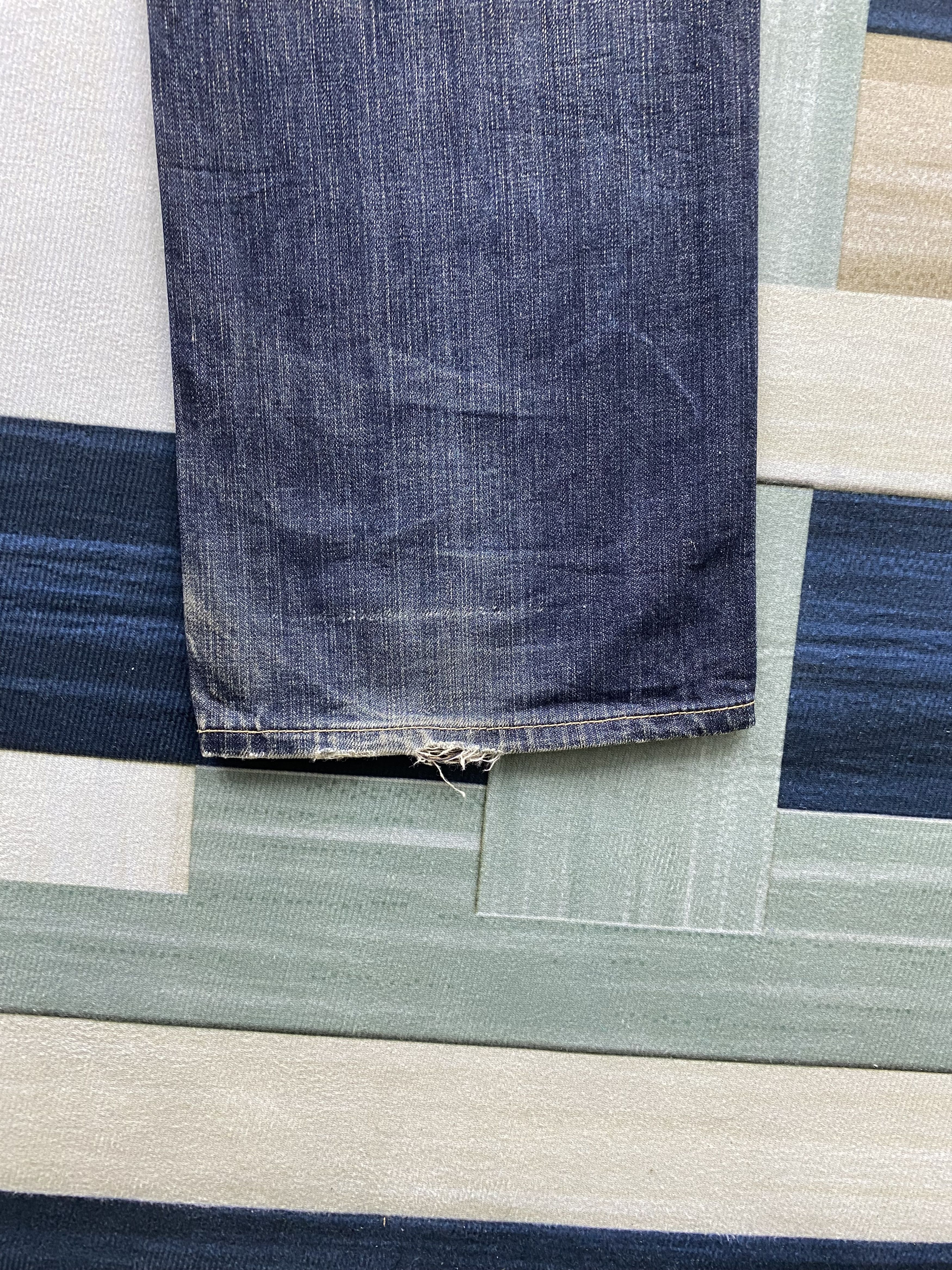 Gap Vintage Gap Distress Rusty Fade Blue Denim Jean Size US 31 - 19 Thumbnail