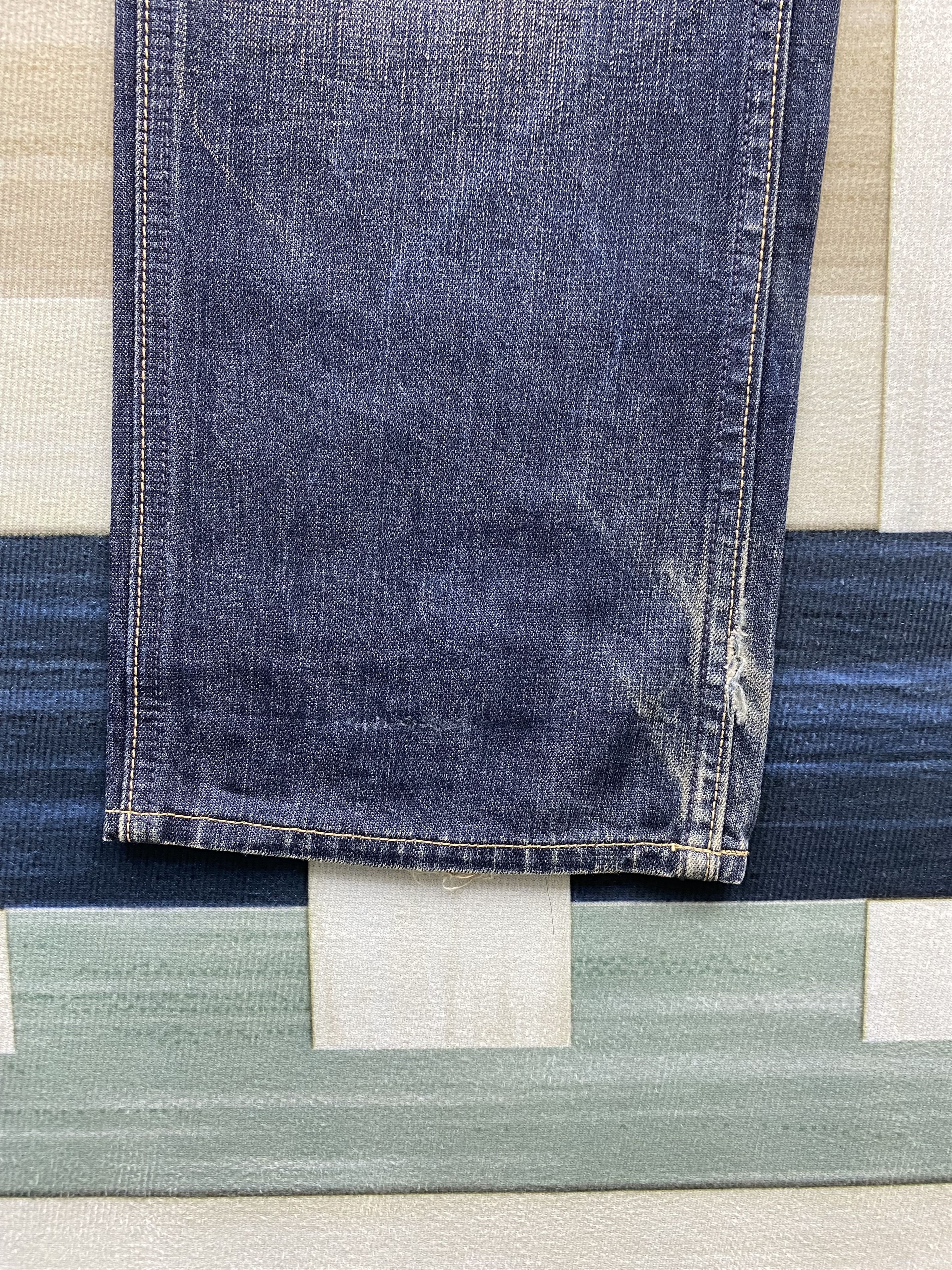 Gap Vintage Gap Distress Rusty Fade Blue Denim Jean Size US 31 - 10 Thumbnail