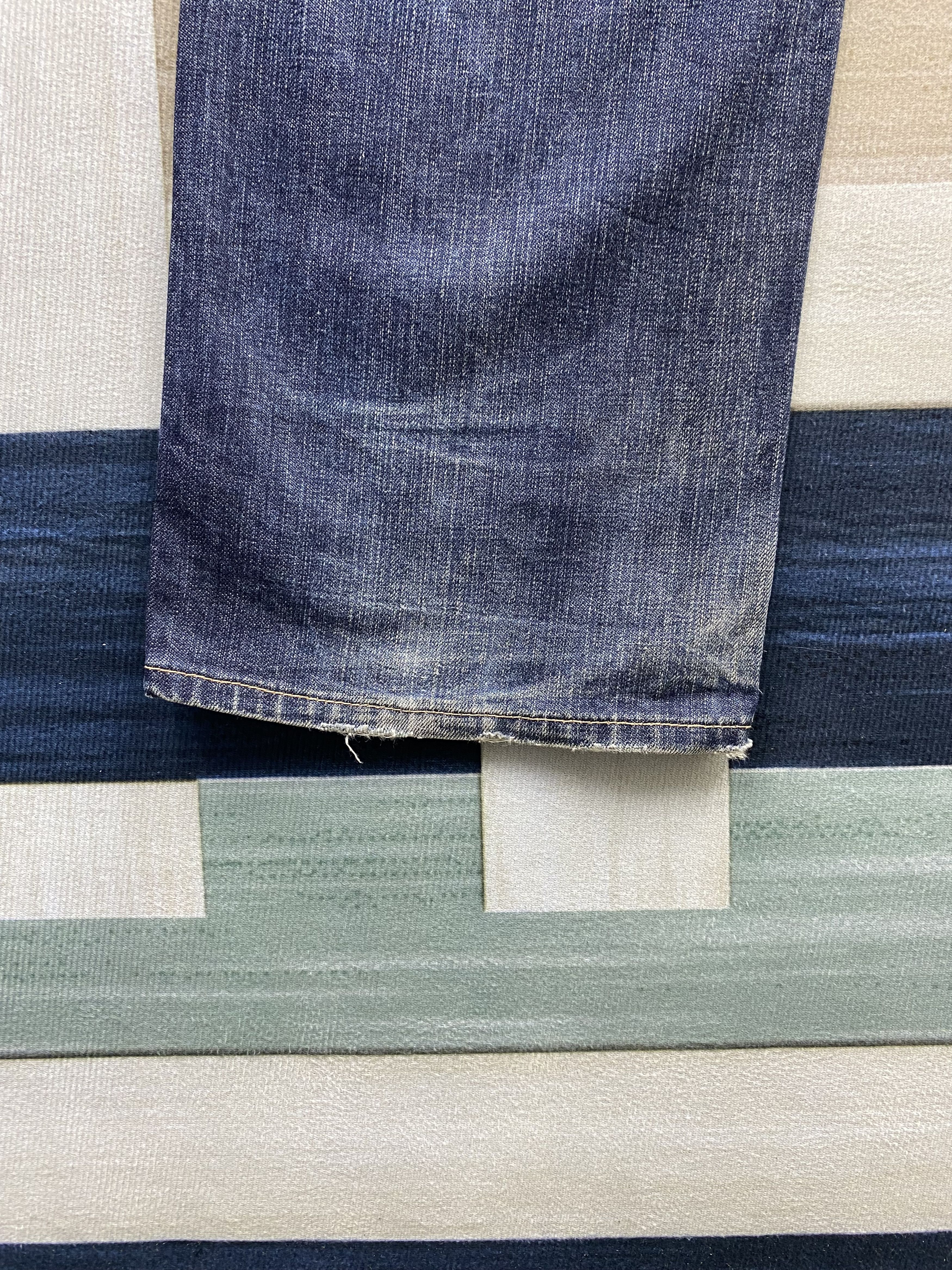 Gap Vintage Gap Distress Rusty Fade Blue Denim Jean Size US 31 - 18 Thumbnail
