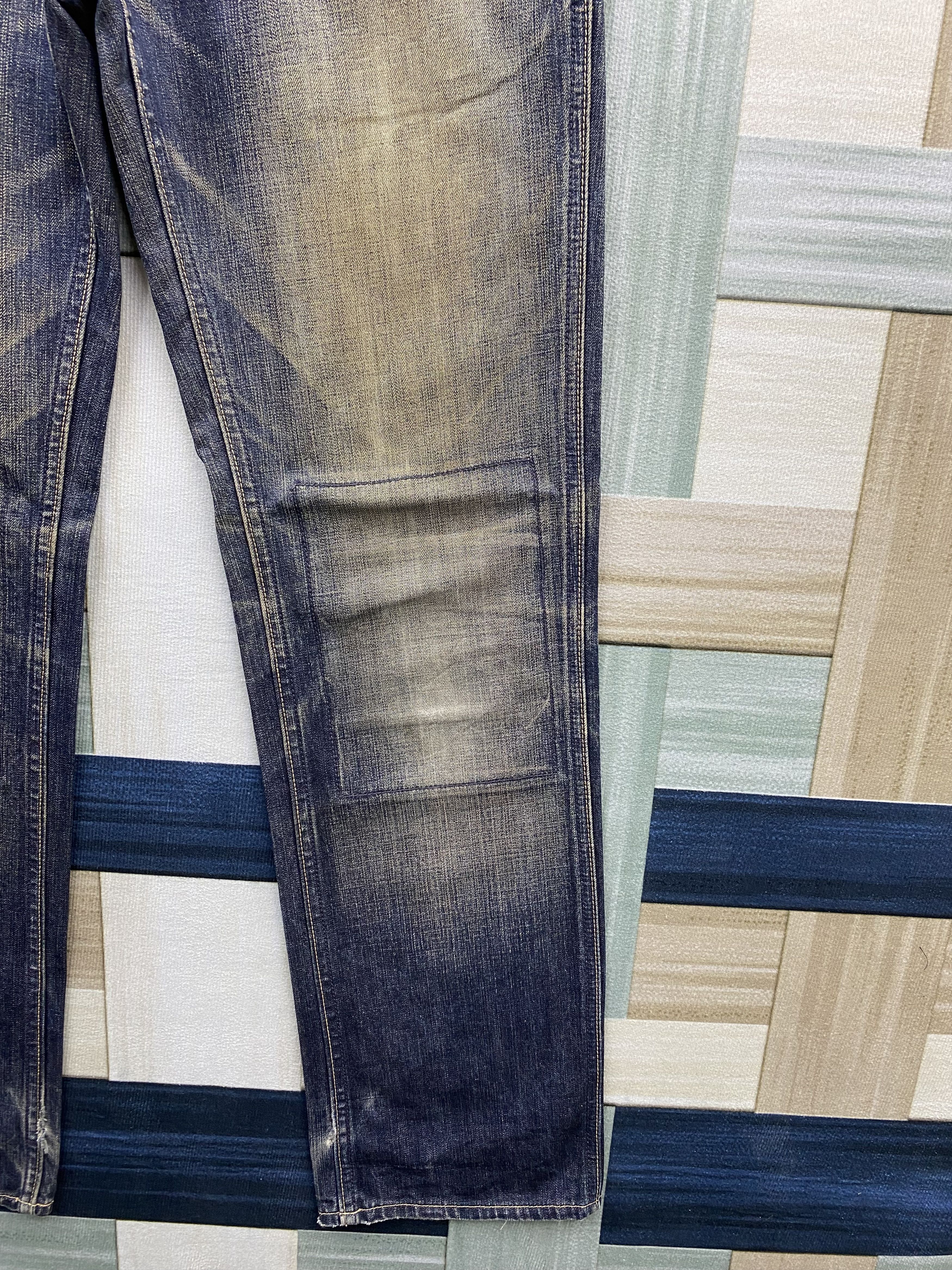 Gap Vintage Gap Distress Rusty Fade Blue Denim Jean Size US 31 - 9 Thumbnail